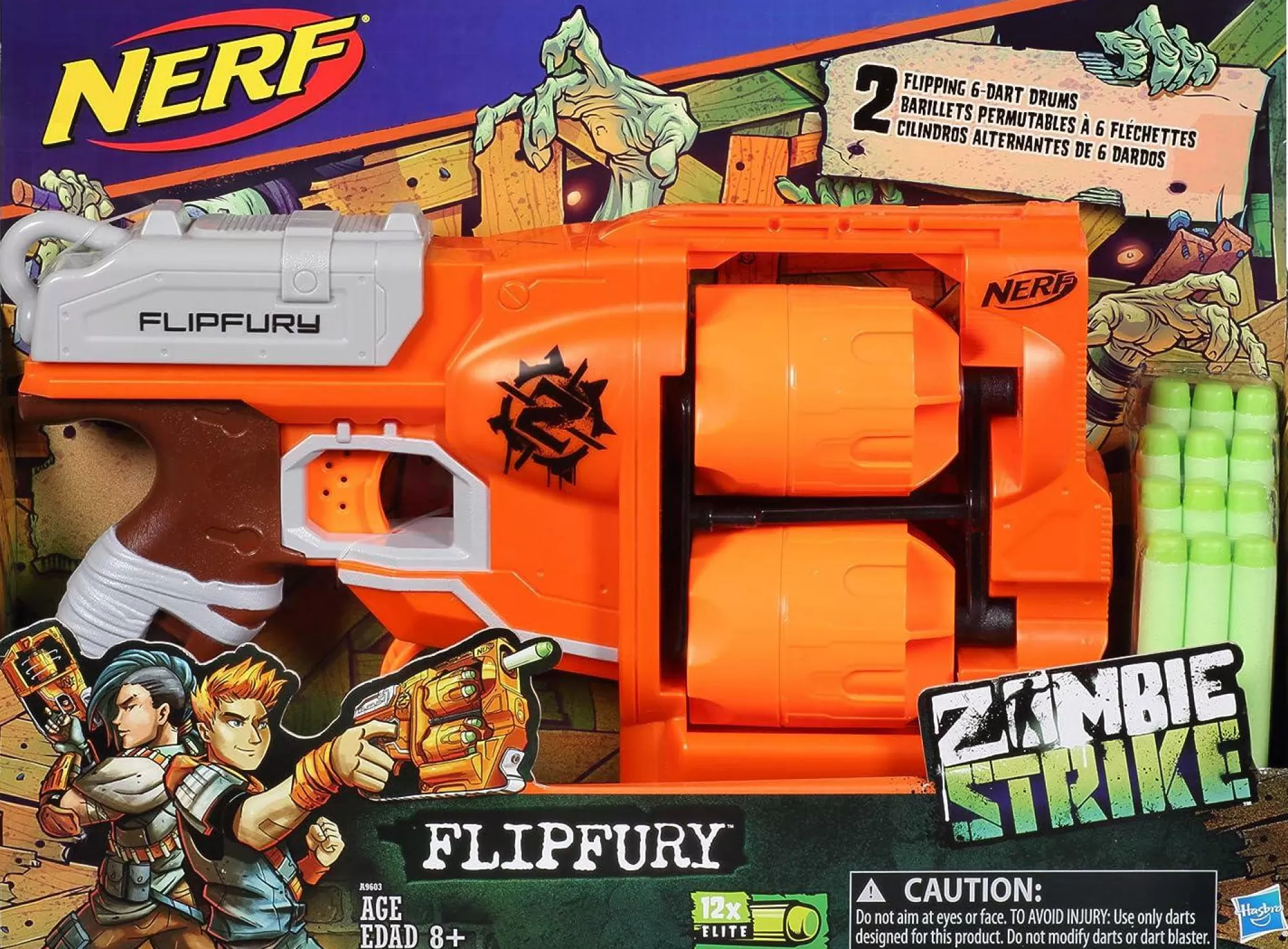 NERF Jouet | Jouets À - De 20 Euros<Pistolet Zombie Flipfury