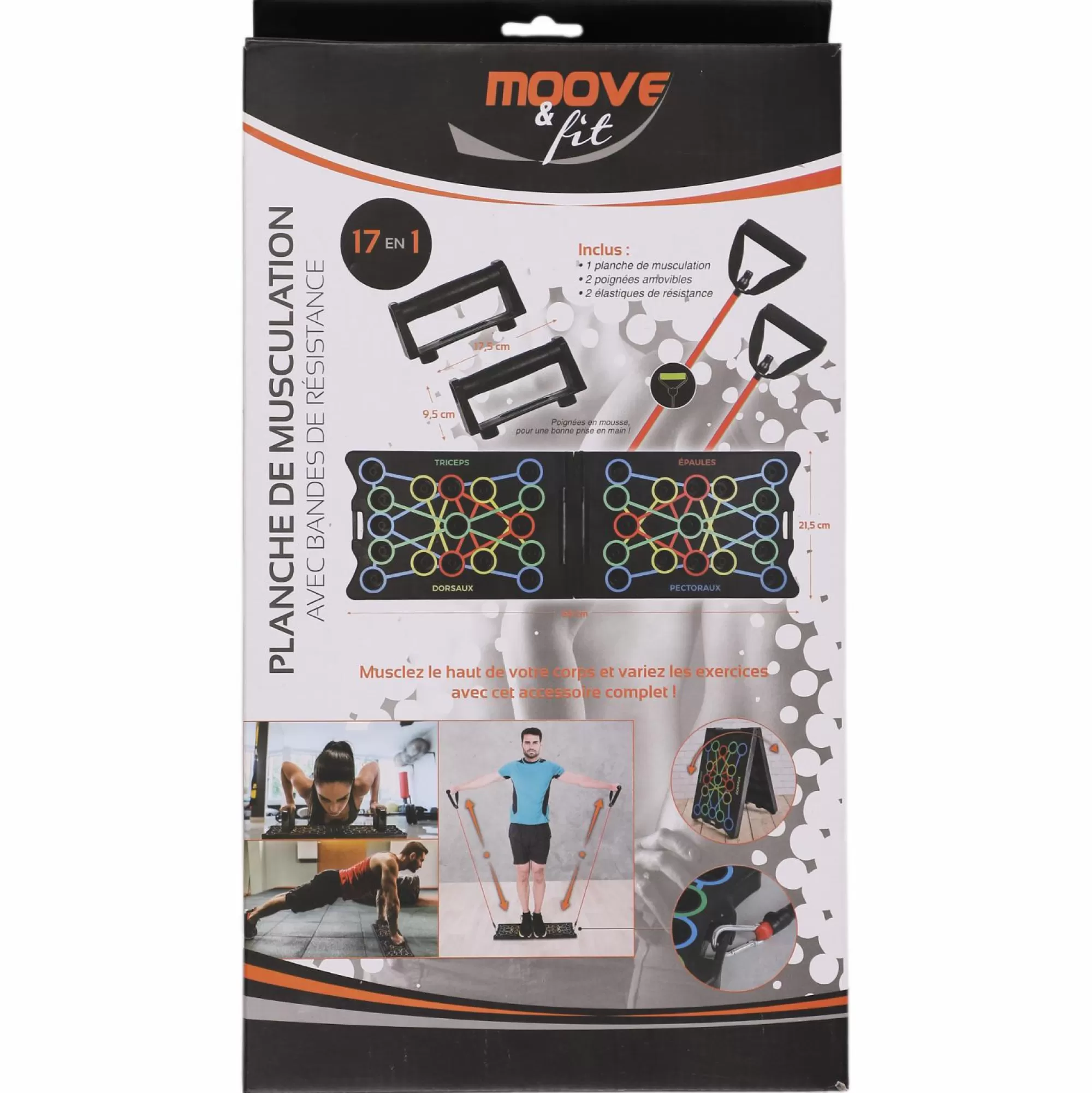 MOOVE AND FIT Accessoires De Sport<Planche de musculation avec élastique