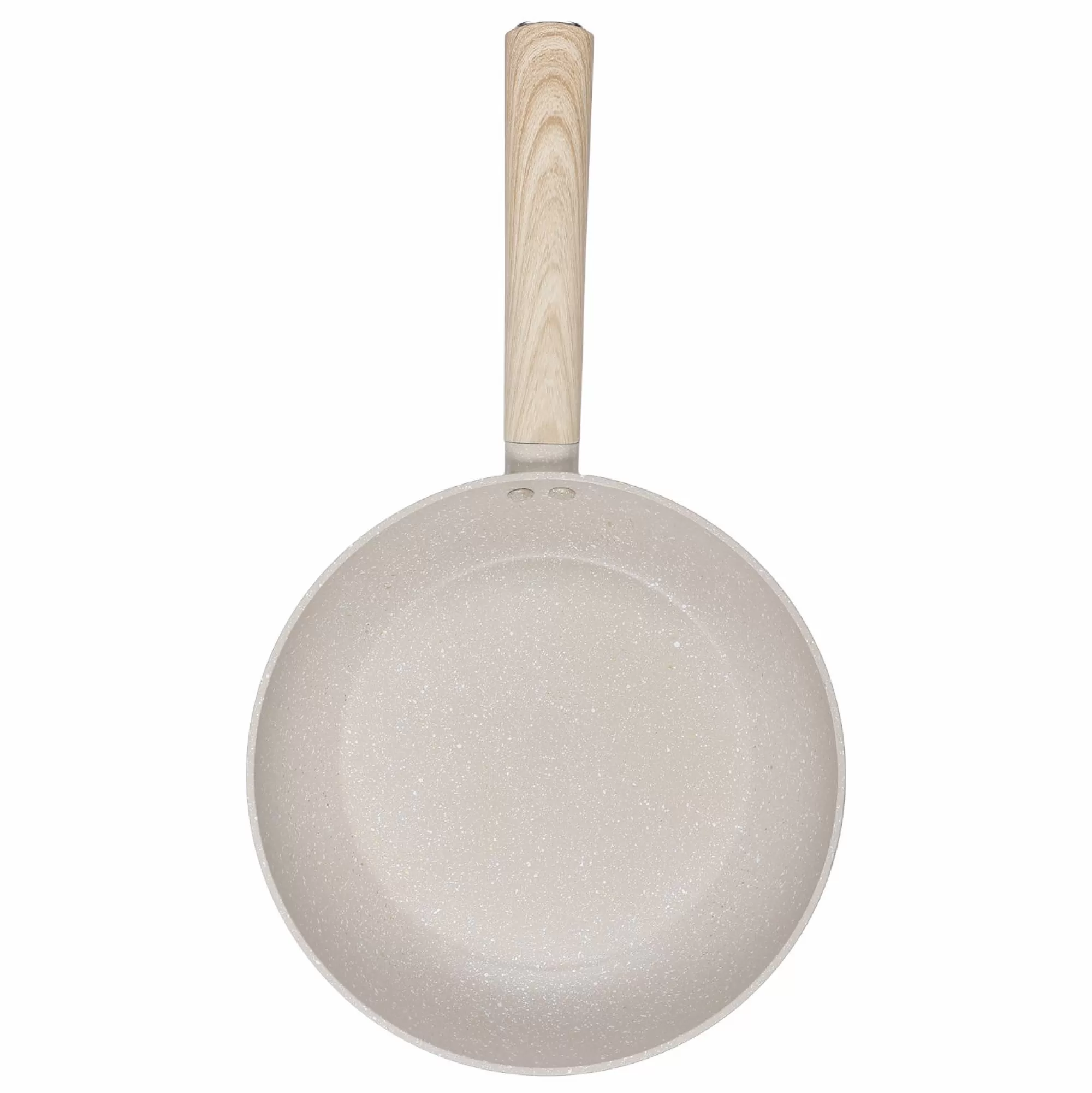 Stokomani Cuisson Et Ustensiles<Poêle 24 cm manche imitation bois tous feux dont induction