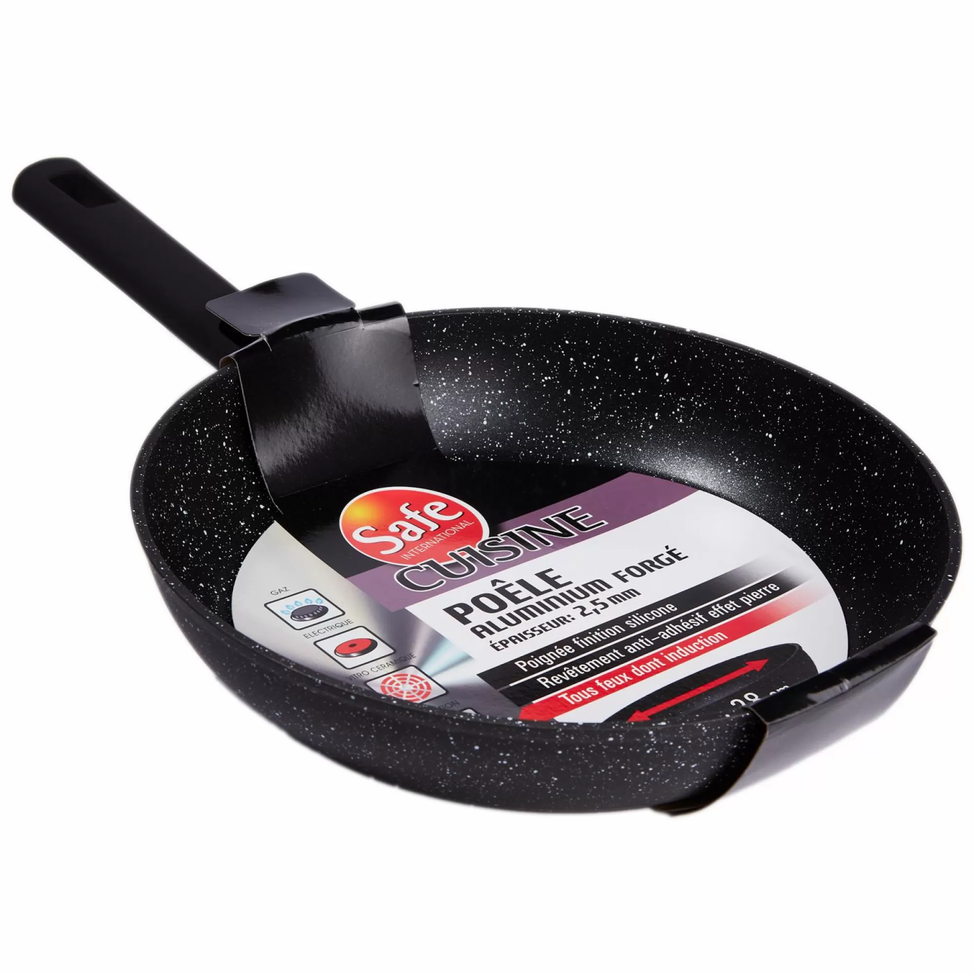 Stokomani Cuisson Et Ustensiles<Poêle 28cm effet pierre