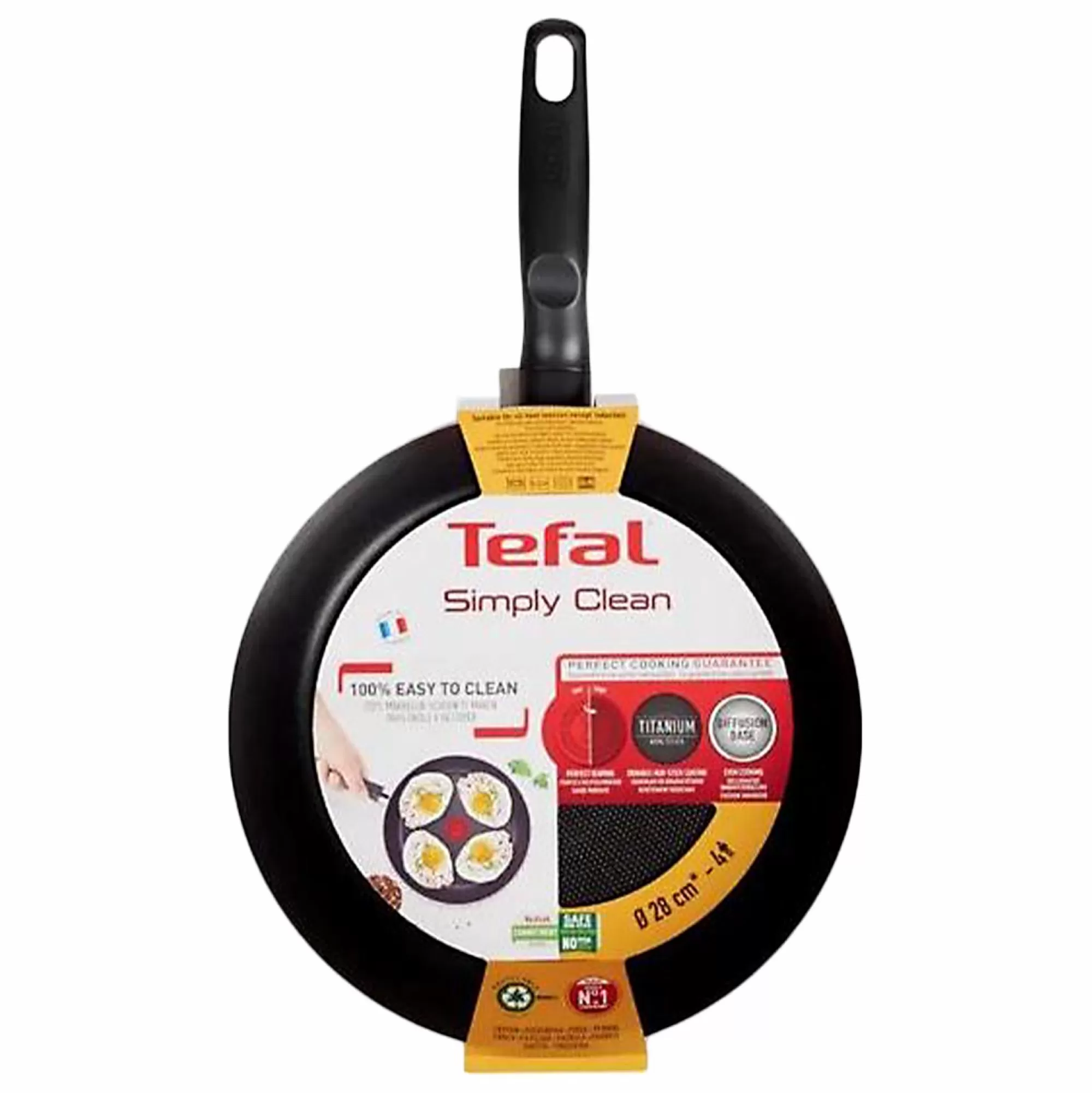 TEFAL Cuisson Et Ustensiles<Poêle ordinaire aluminium Simply clean 28 cm