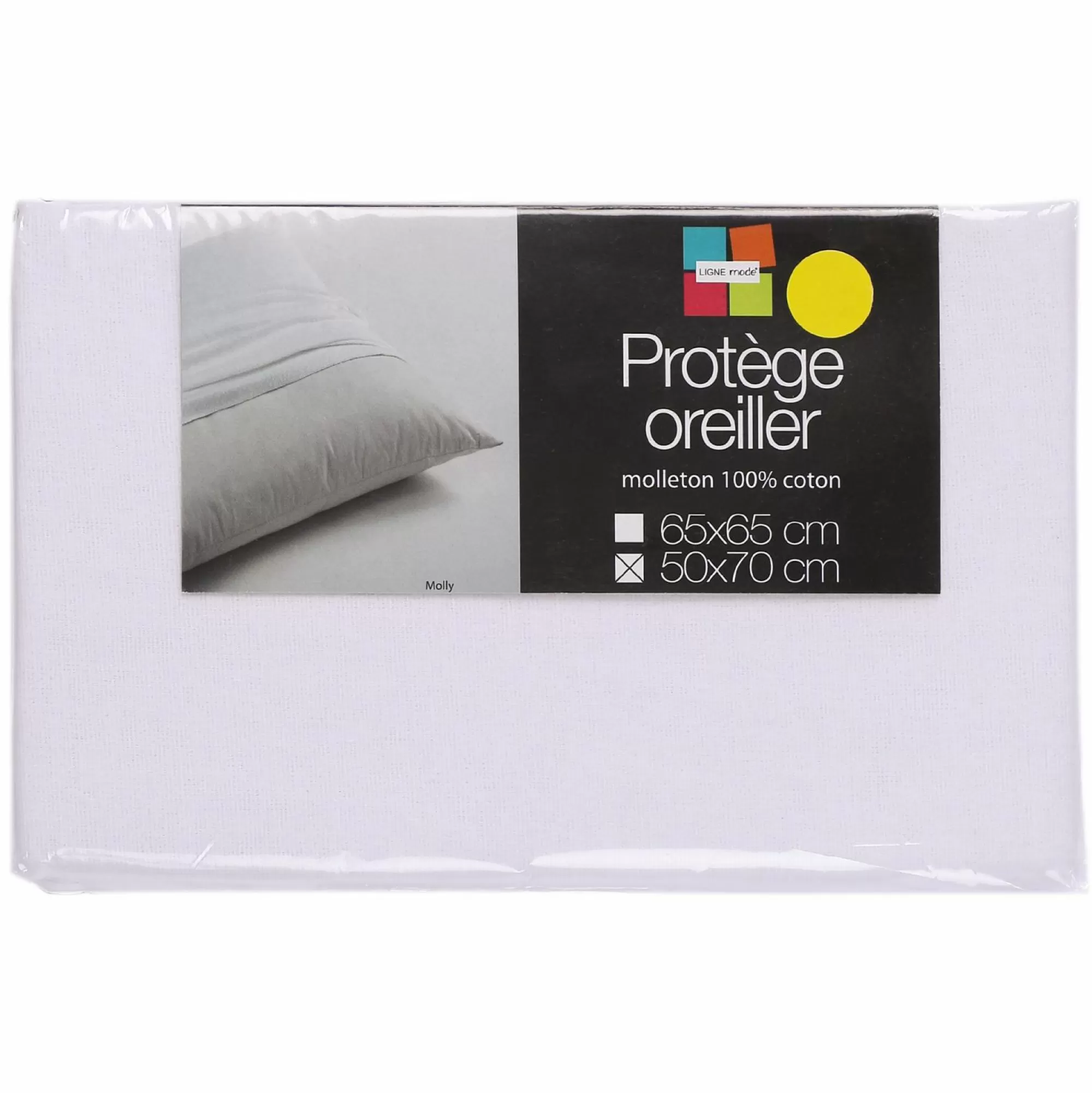 Stokomani Linge De Chambre<Protège taie d'oreiller 65 x 65 cm molletonné