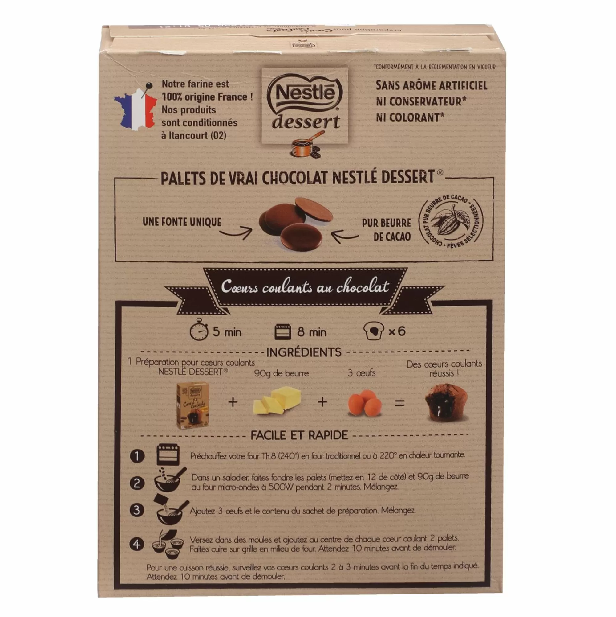 Stokomani Épicerie Sucrée<Préparation cœur coulants au chocolat