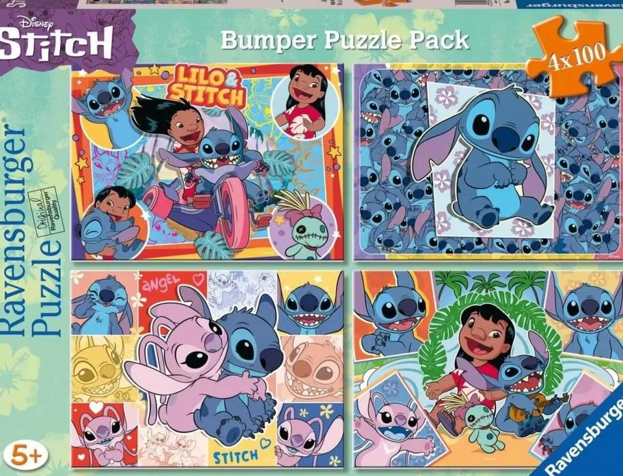 LILO ET STITCH Jouet | Jeux De Société<Puzzle 4x100 pièces Stitch