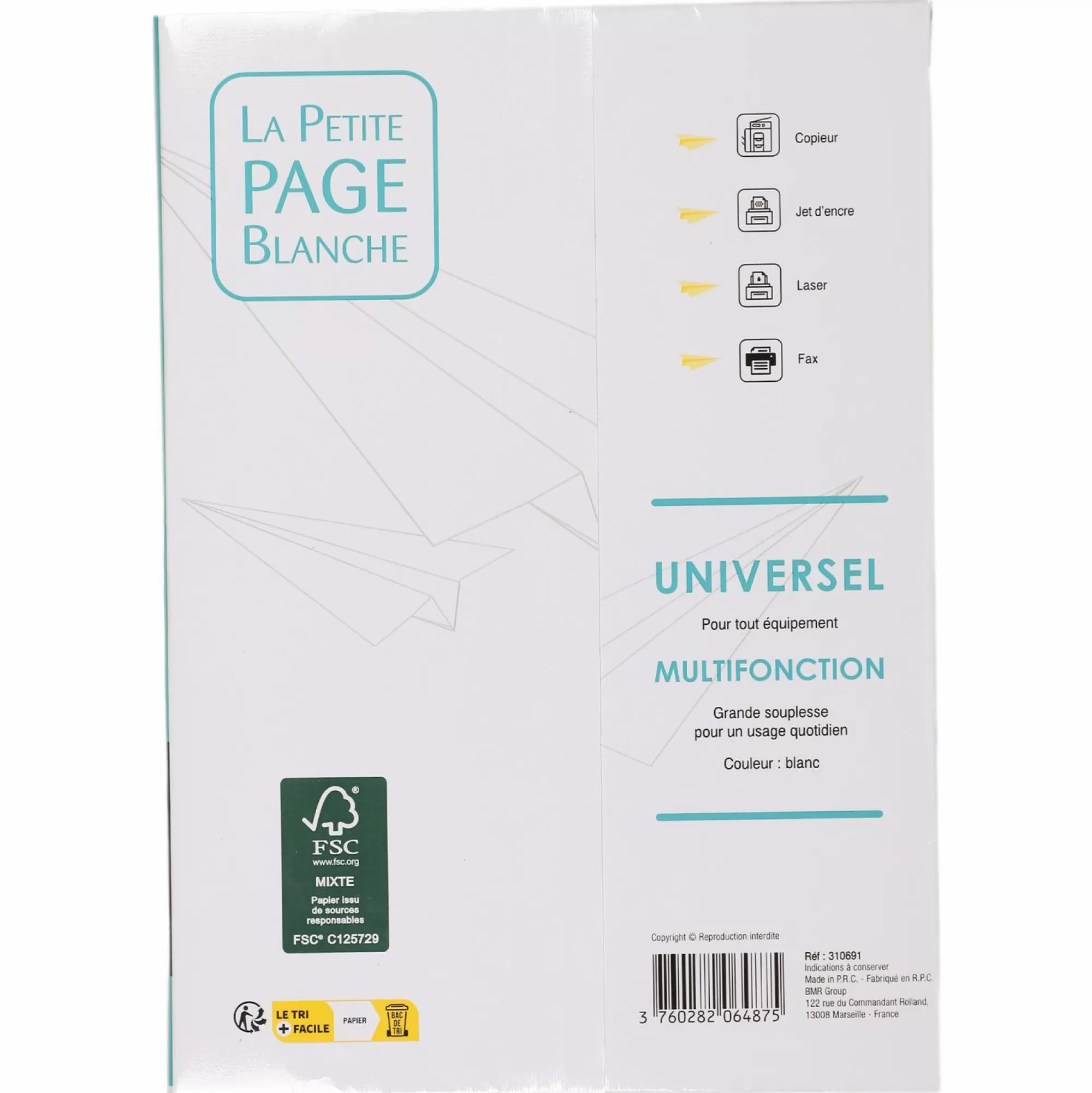 Stokomani Papeterie Et Bureau<Ramette de papier 500 feuilles A4 80gsm