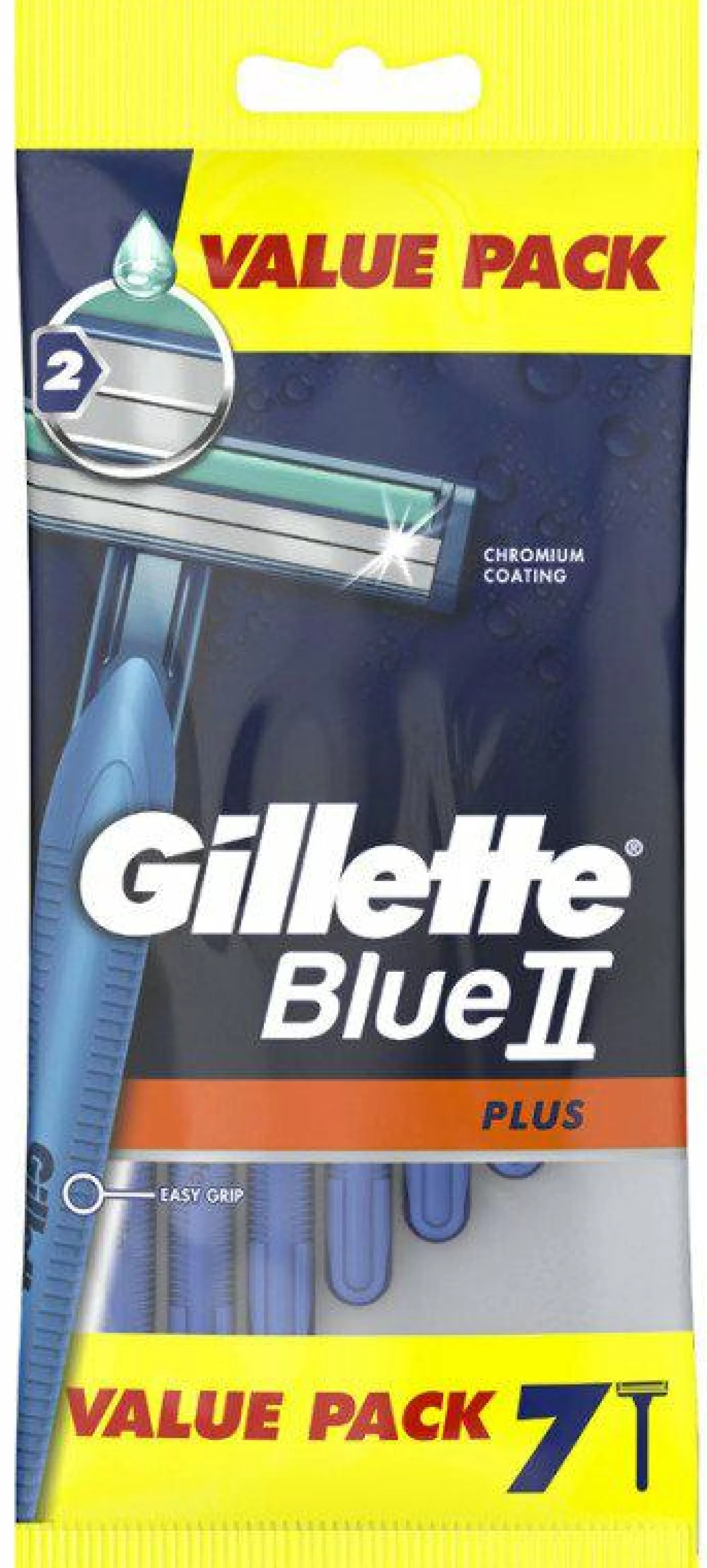 GILLETTE Hygiène<7 rasoirs jetables Blue II Plus