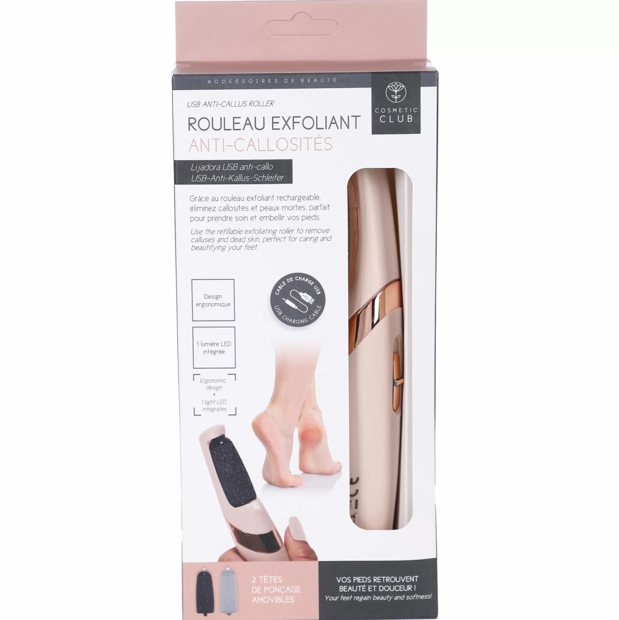 Stokomani Santé Et Bien-Être<Rouleau exfoliant râpe électrique pédicure anti callosité USB