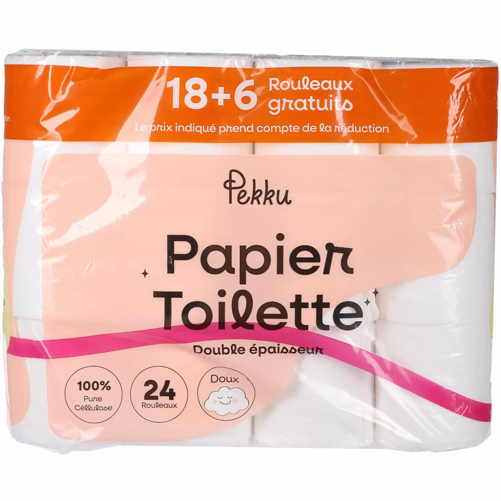 Stokomani Hygiène<18+6 rouleaux de papier toilette