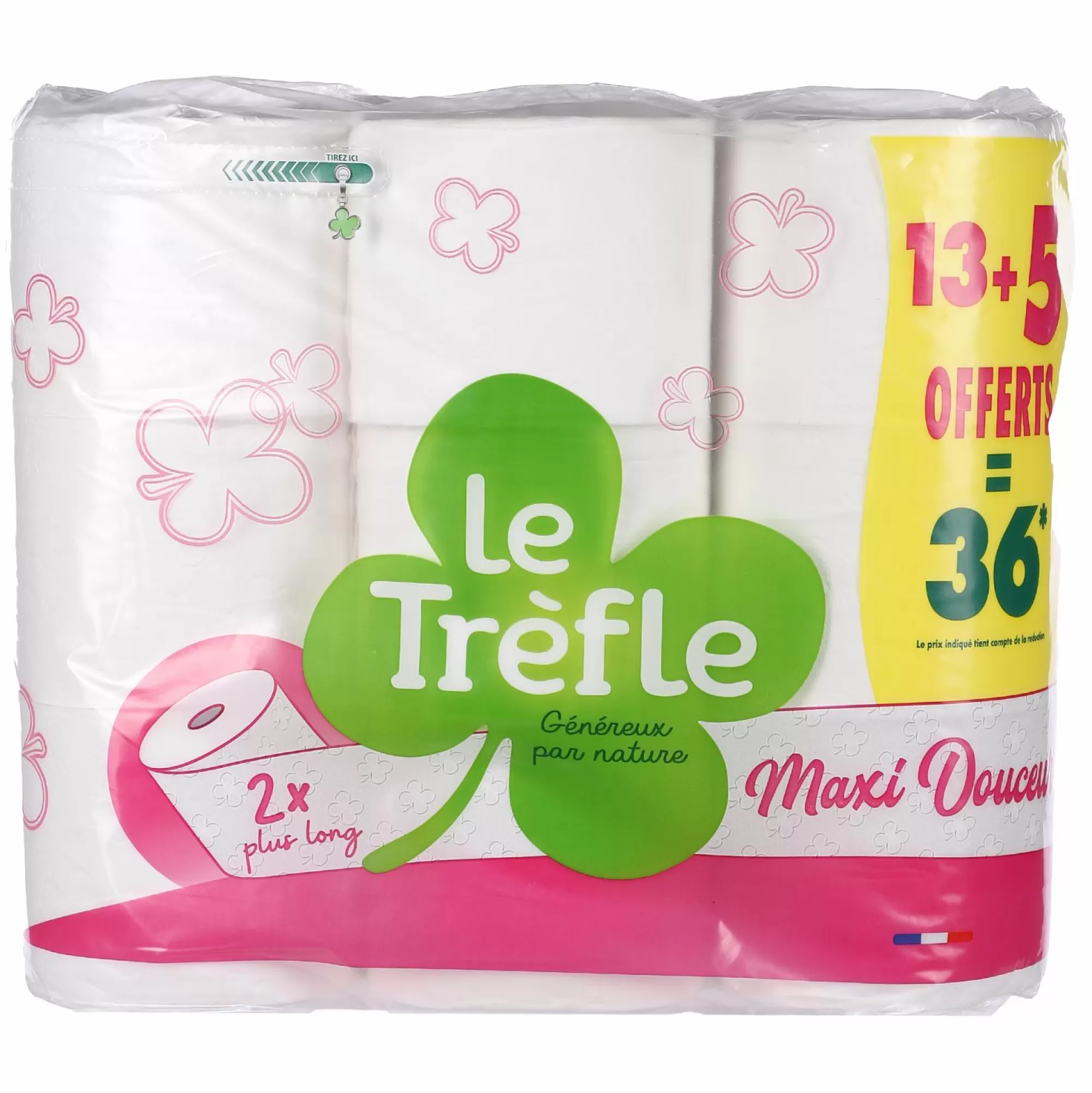 LE TREFLE Hygiène<Rouleaux de papier toilettes maxi douceur