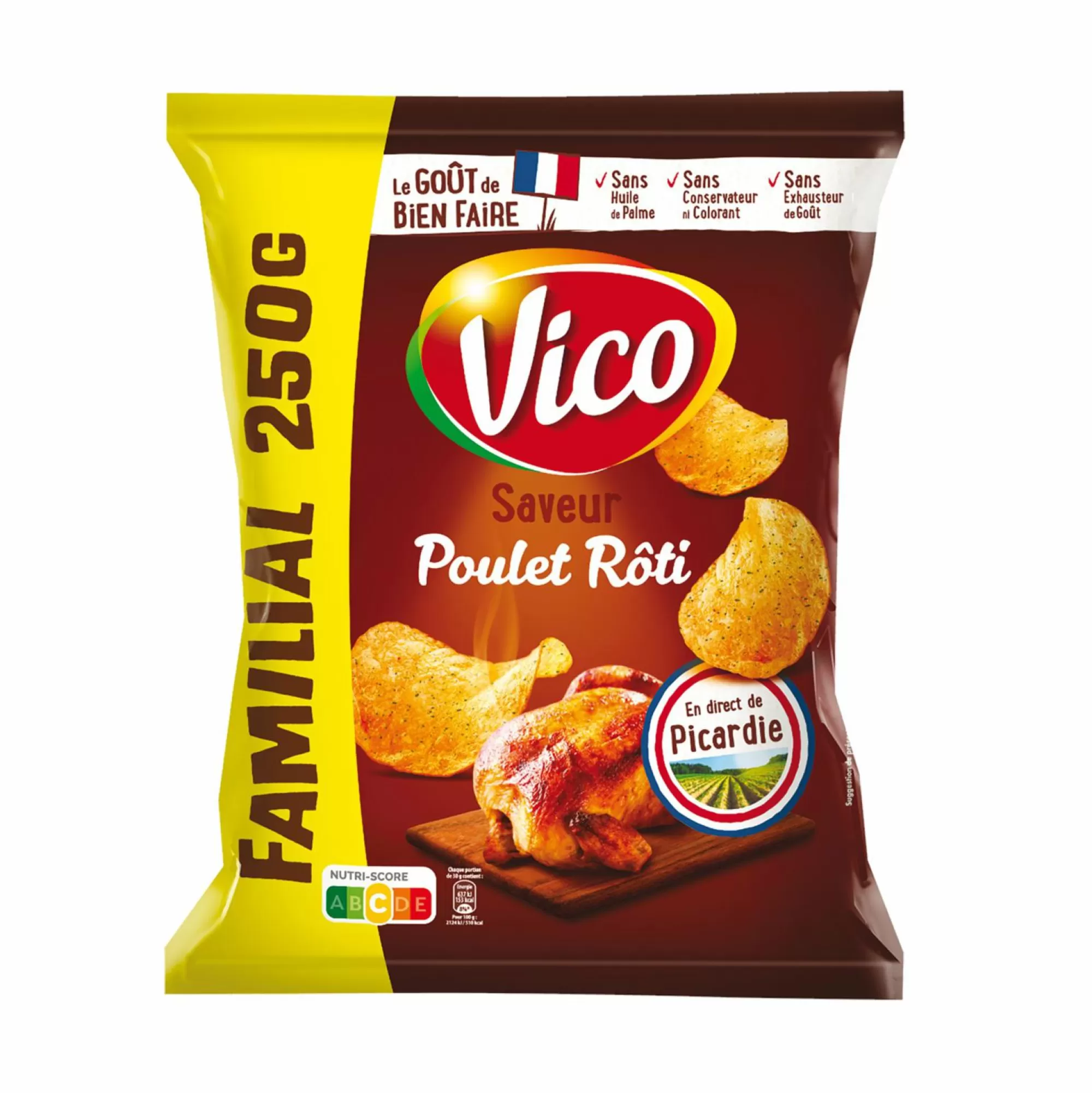 VICO Épicerie Salée<Sachet de chips saveur poulet rôti