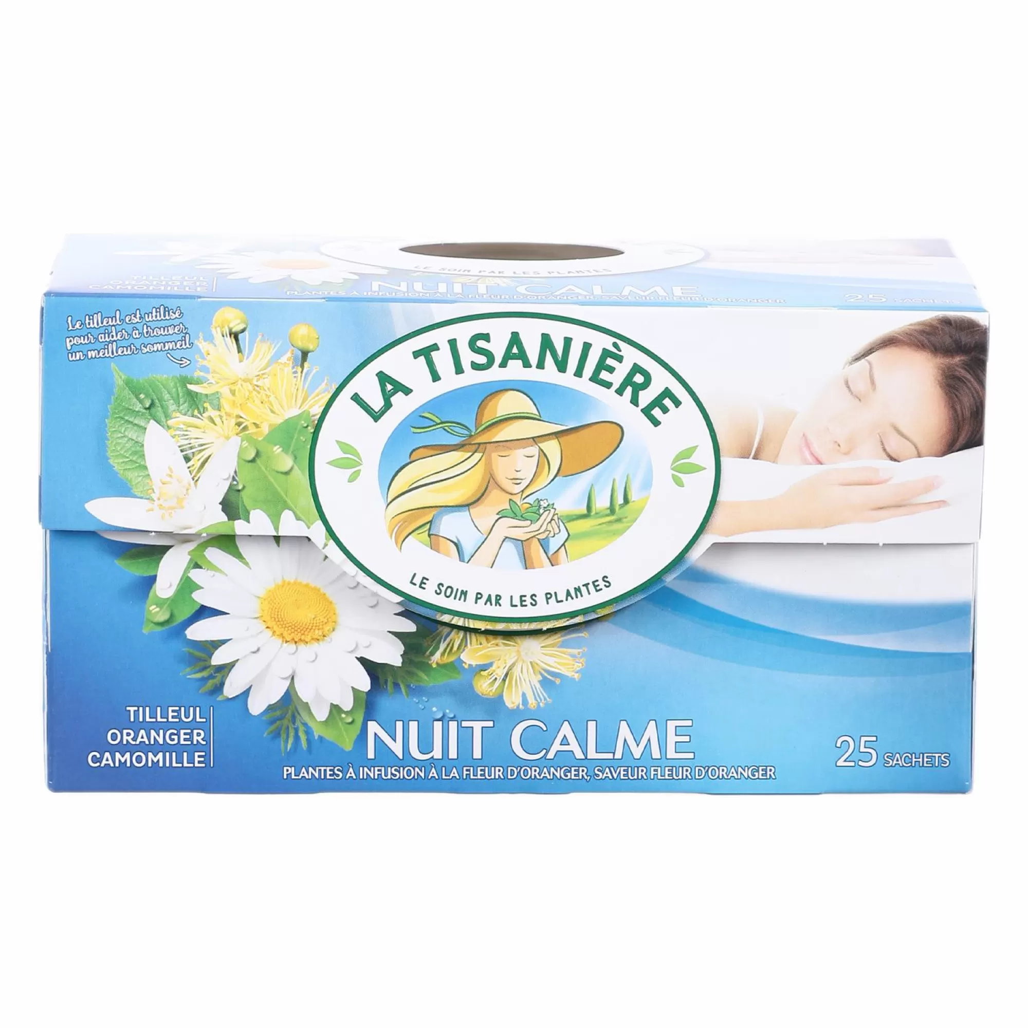 LA TISANIÈRE Boissons<25 sachets infusion tilleul oranger camomille