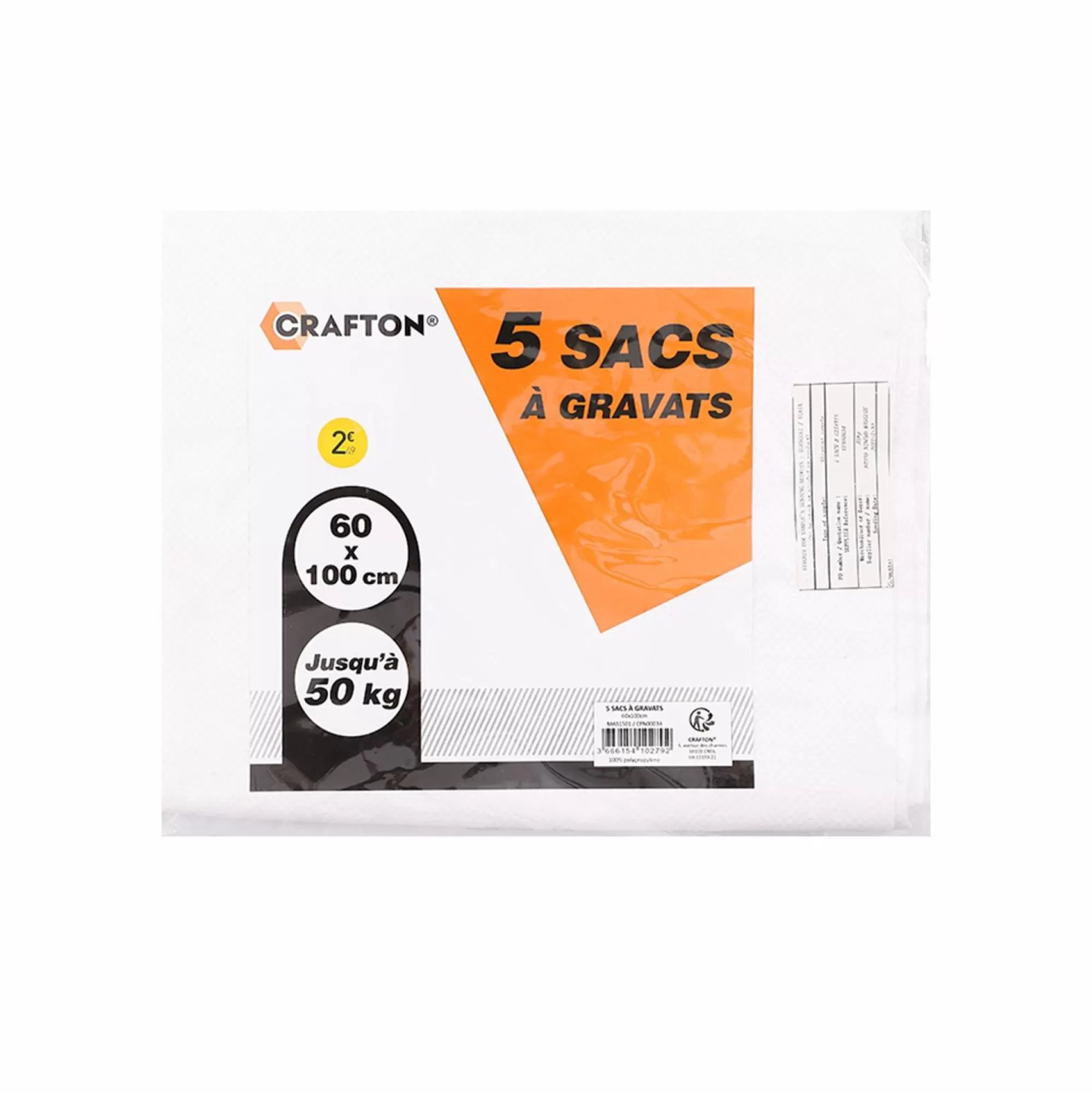 CRAFTON Outils De Bricolage<Sacs à gravats x 5