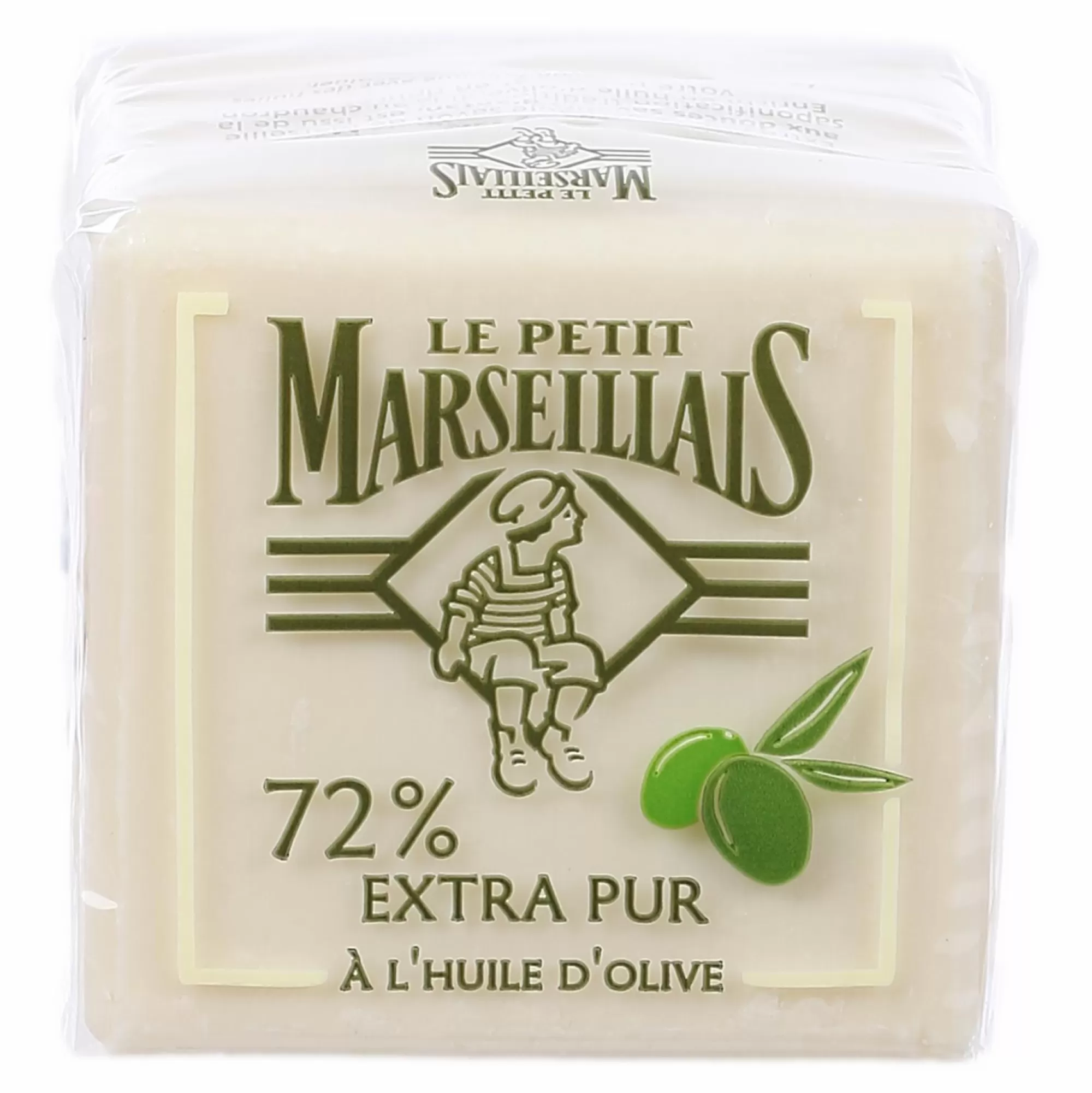 LE PETIT MARSEILLAIS Hygiène<Savon de Marseille extra pur 72% à l'huile d'olive