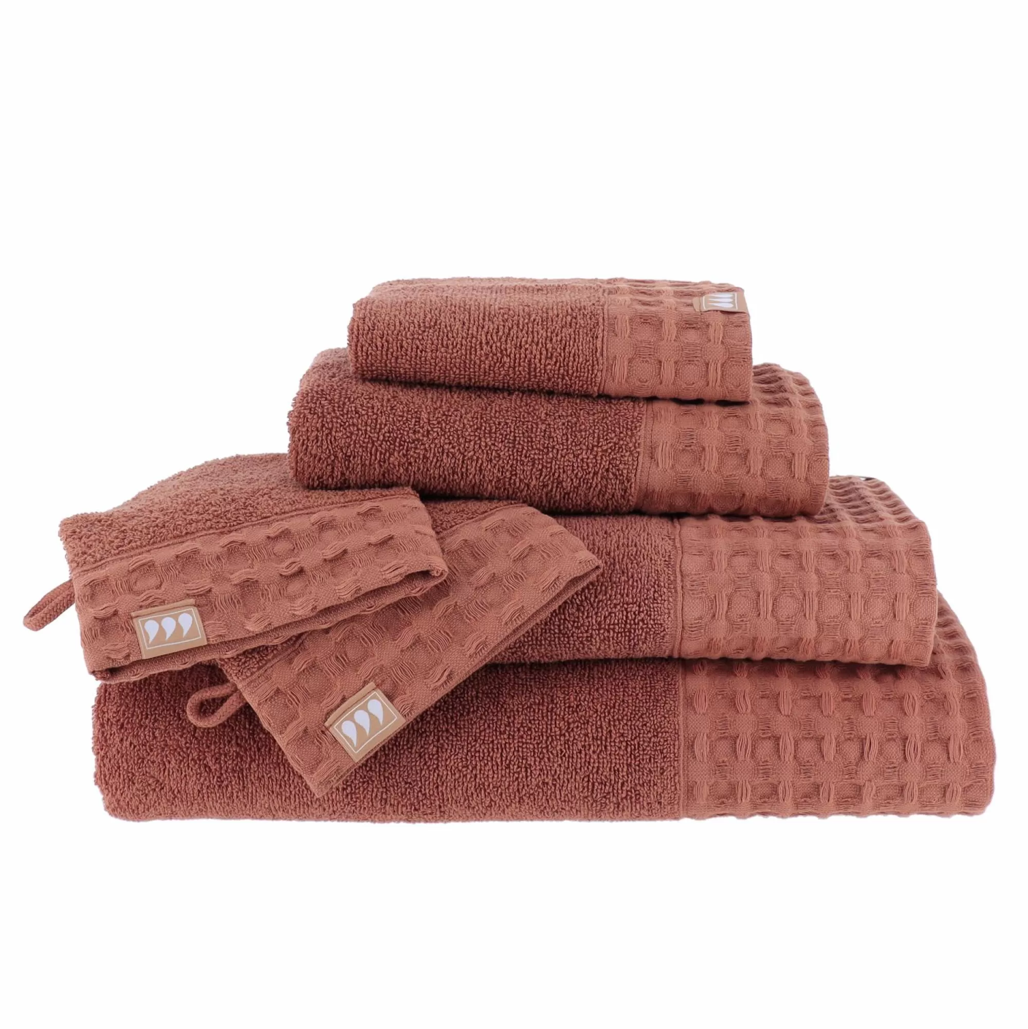 Stokomani Linge De Bain | Salle De Bain Et Wc<Serviette de douche 70x130cm terracotta