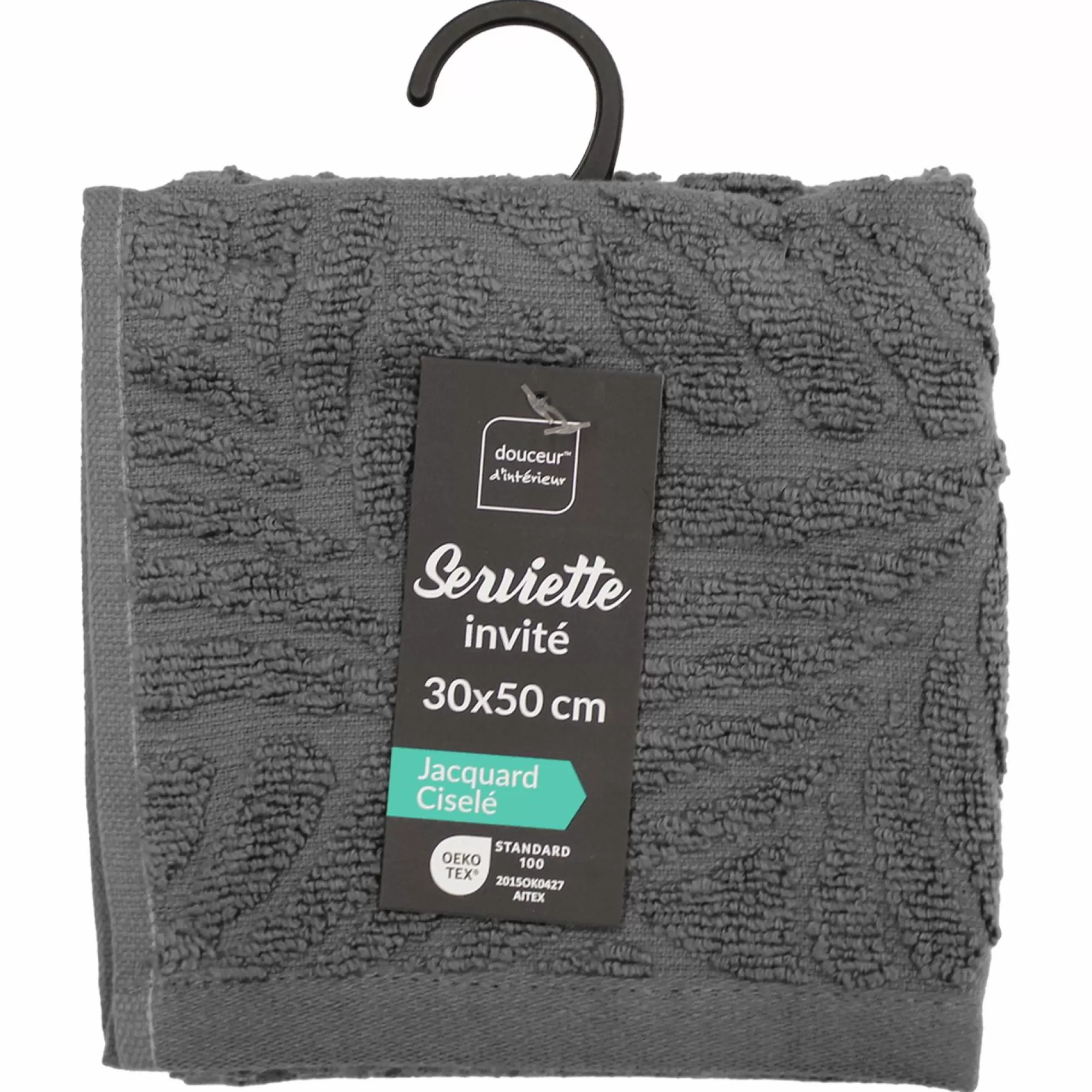 Stokomani Linge De Bain | Salle De Bain Et Wc<Serviette invitée Madeira Gris clair