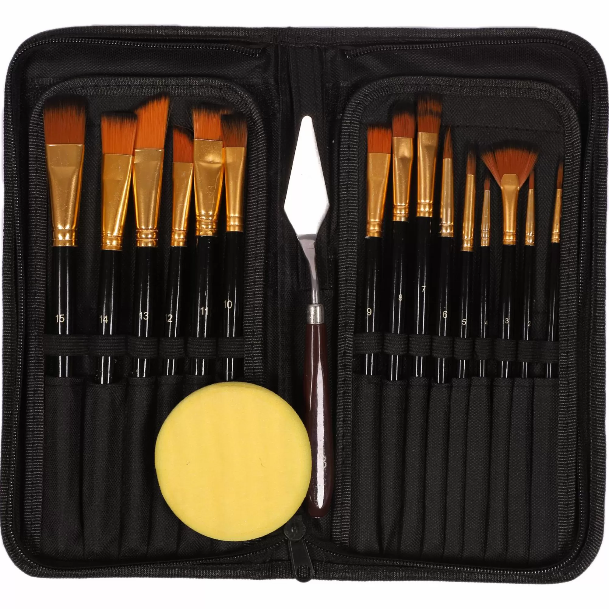 Stokomani Loisirs Créatifs<Set de 17 pinceaux avec trousse