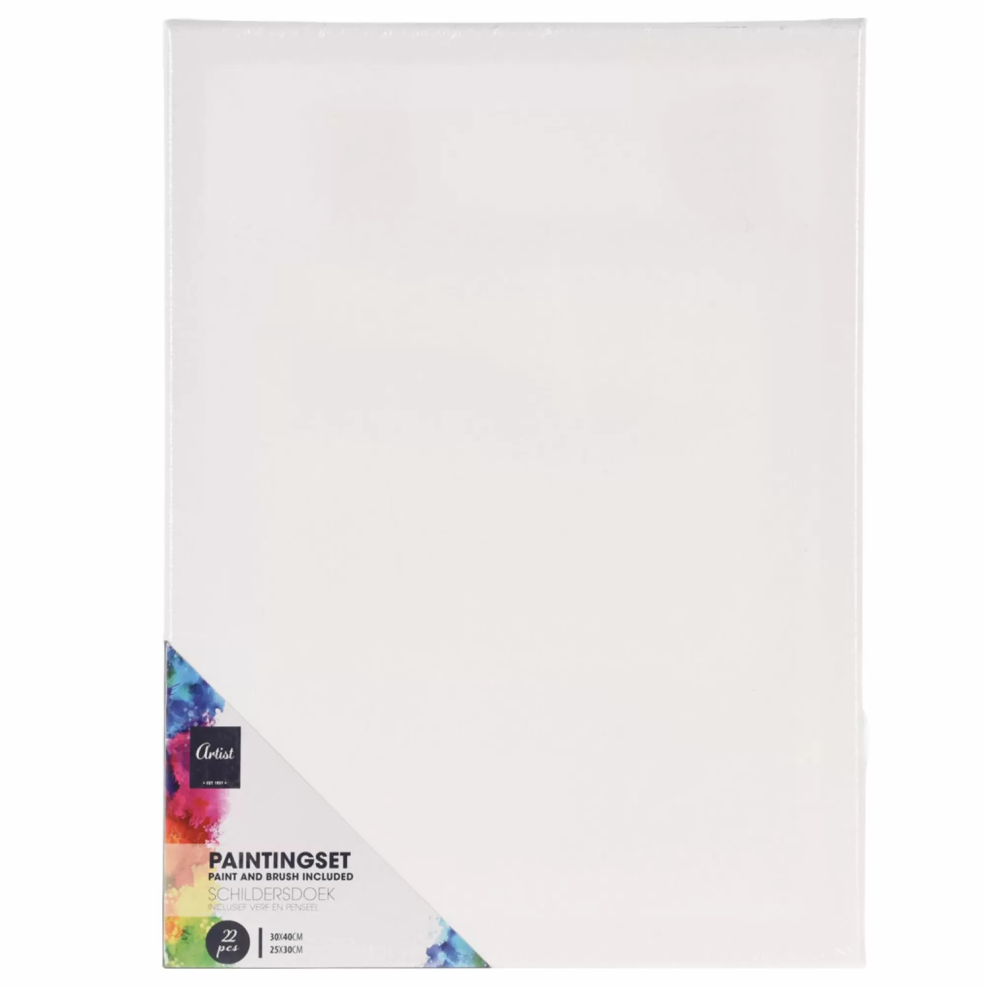 Stokomani Loisirs Créatifs<Set de 2 toiles à peindre avec peinture acrylique