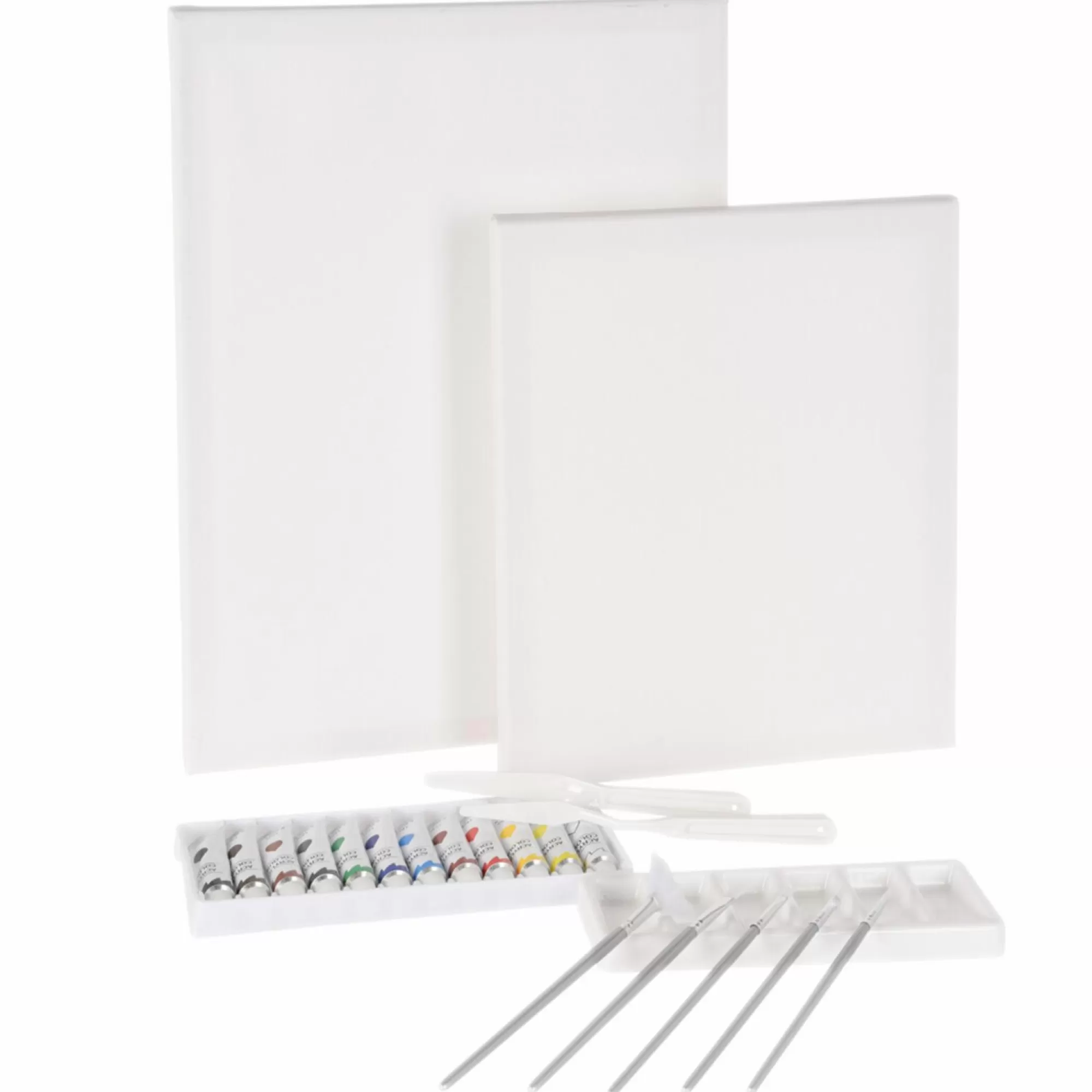 Stokomani Loisirs Créatifs<Set de 2 toiles à peindre avec peinture acrylique