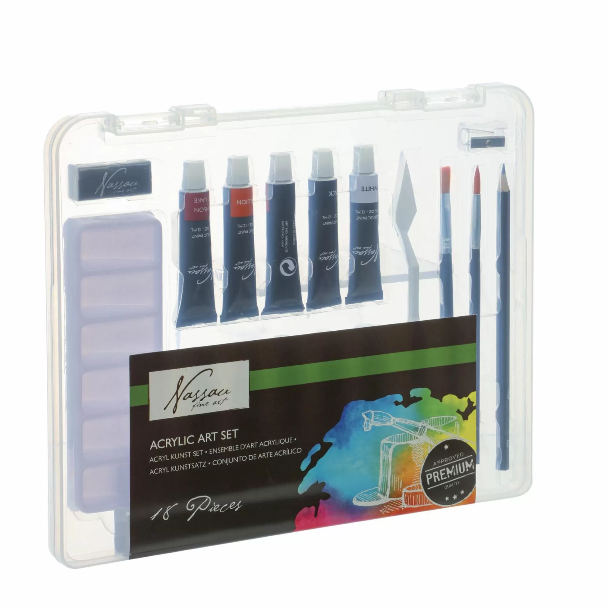 Stokomani Loisirs Créatifs<Set de 18 tubes de peinture acrylique