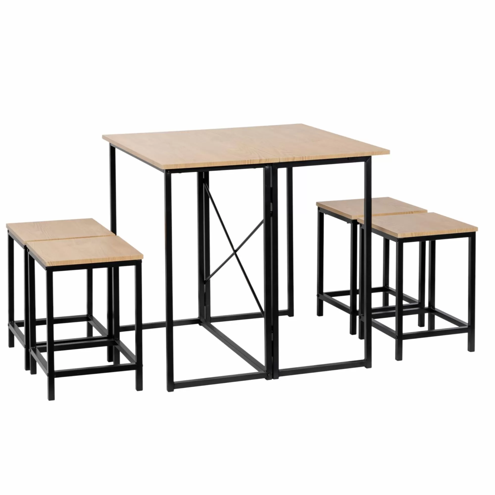 DECLIC HOME Mobilier<Set table haute + 4 tabourets