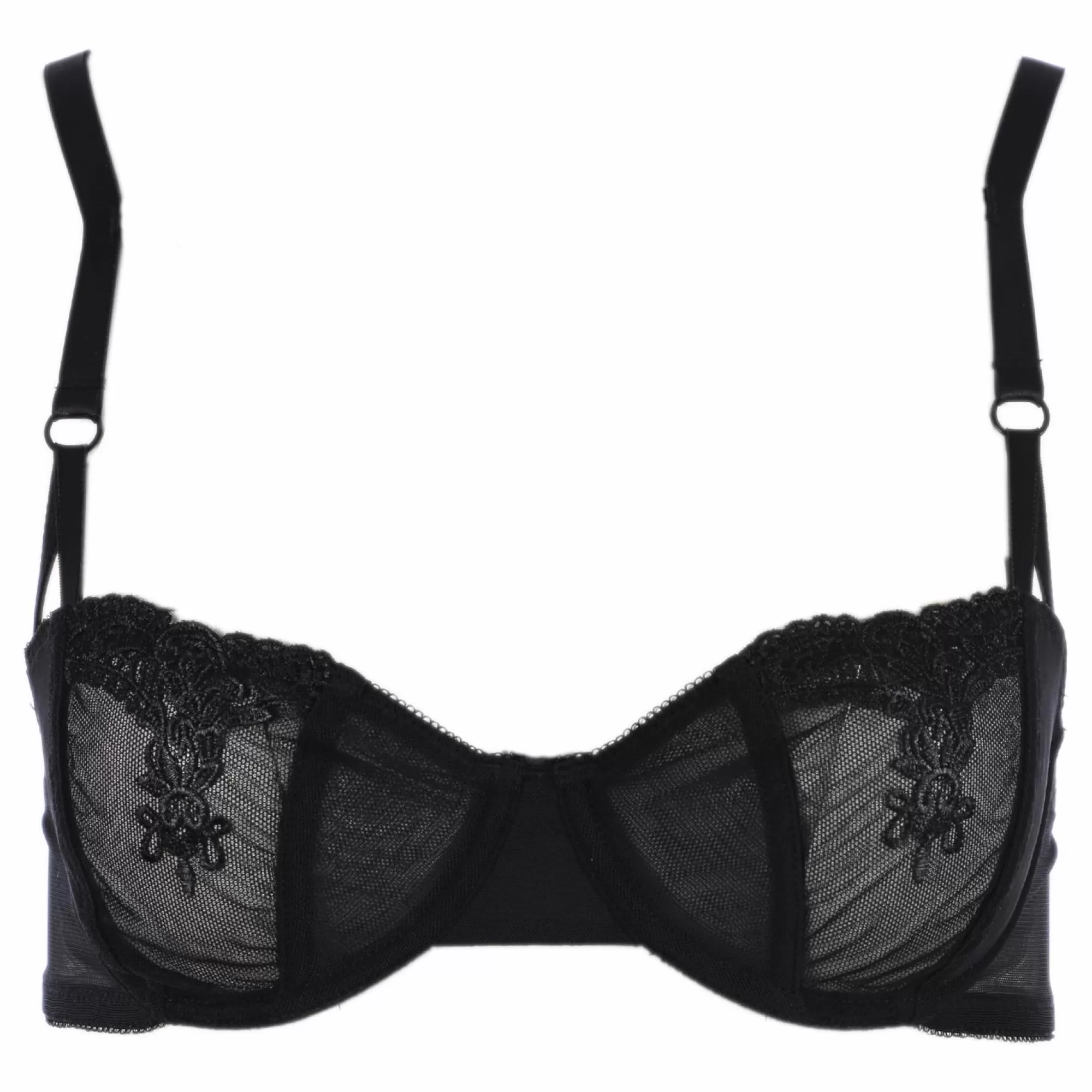 LA CITY Lingerie Et Vêtements De Nuit<SG CORBEILLE GUIPURE Noir