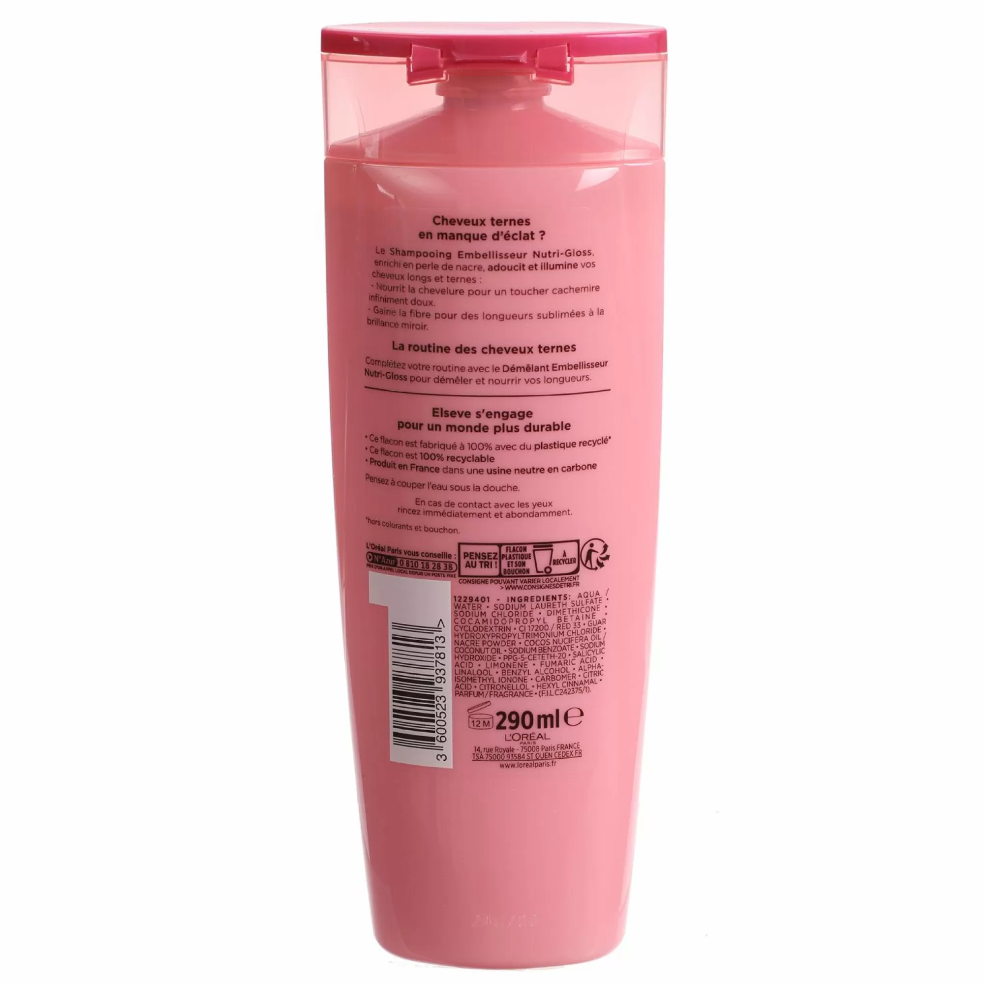 ELSEVE Cheveux<Shampoing embellisseur nutri-gloss