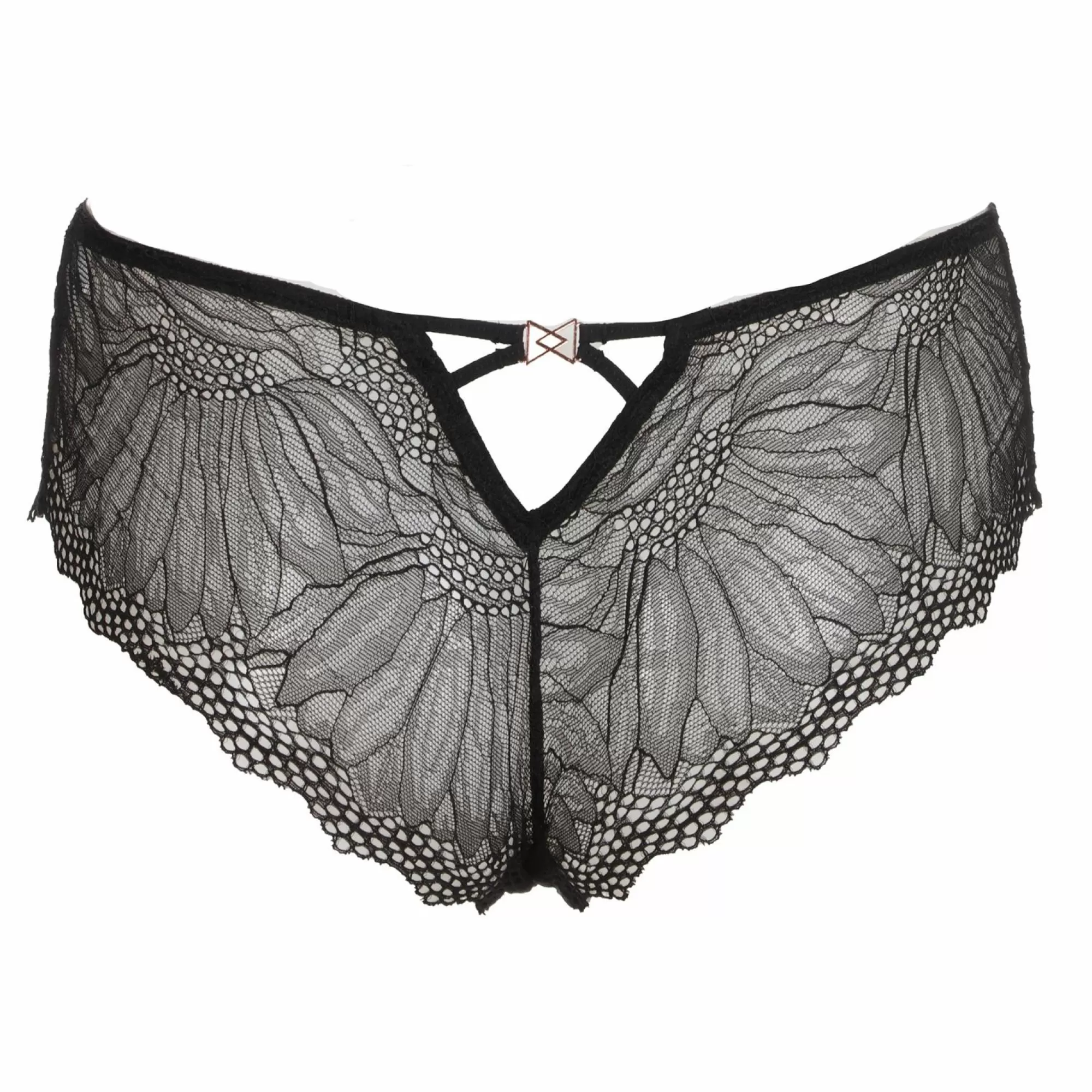 LA CITY Lingerie Et Vêtements De Nuit<SHORTY DENTELLE Noir