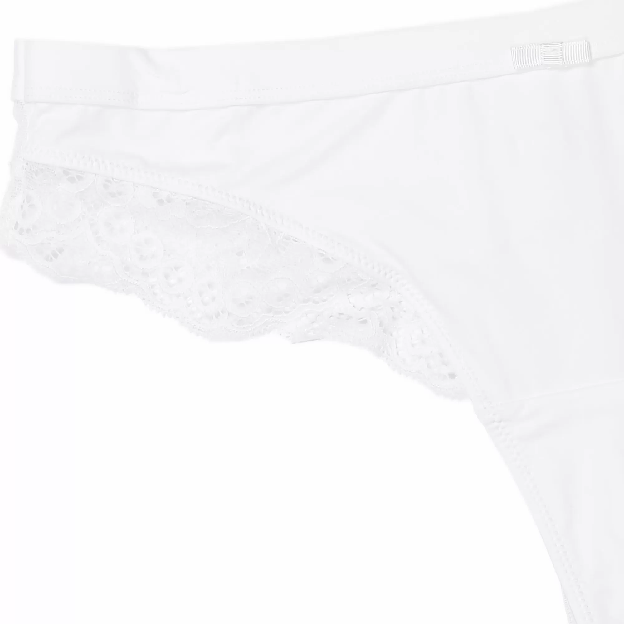 LA CITY Lingerie Et Vêtements De Nuit<SHORTY STRING NOIR DENTELLE IVOIRE Blanc