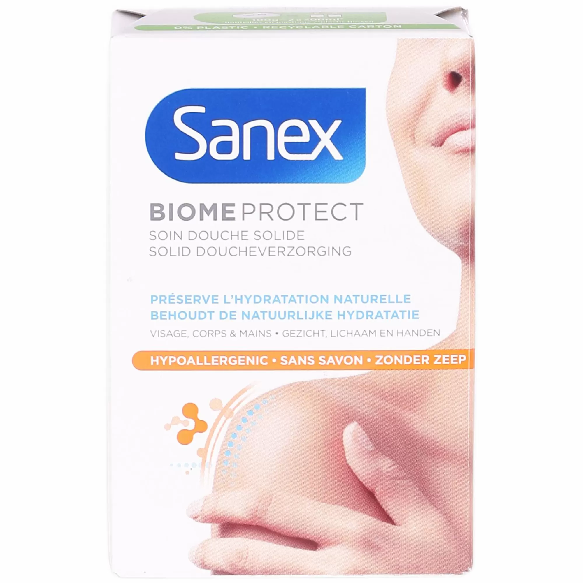 SANEX Hygiène<Soin douche solide biome hypoallergénique