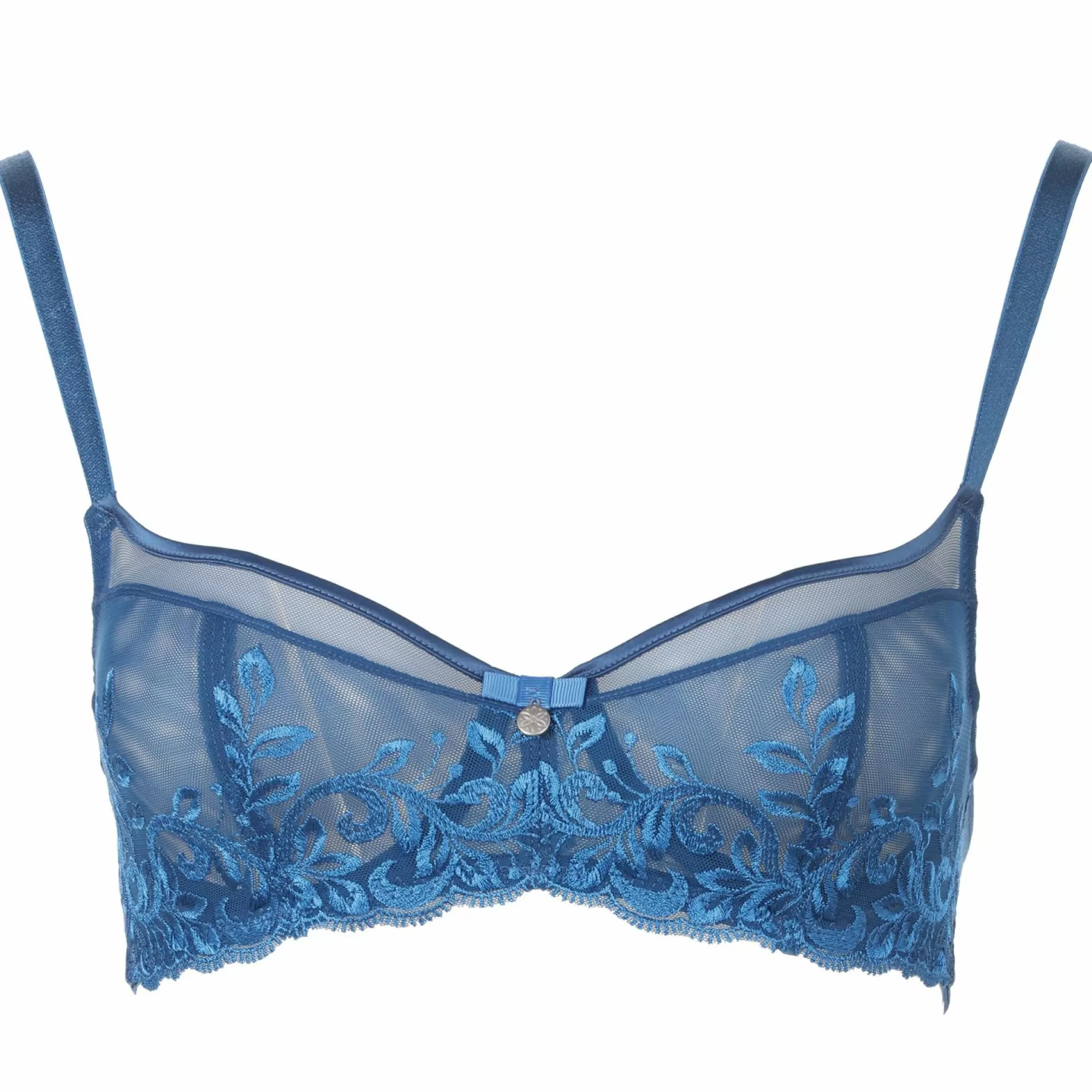 GERARD PASQUIER Lingerie Et Vêtements De Nuit<SOUTIEN GORGE BRODERIE Bleu