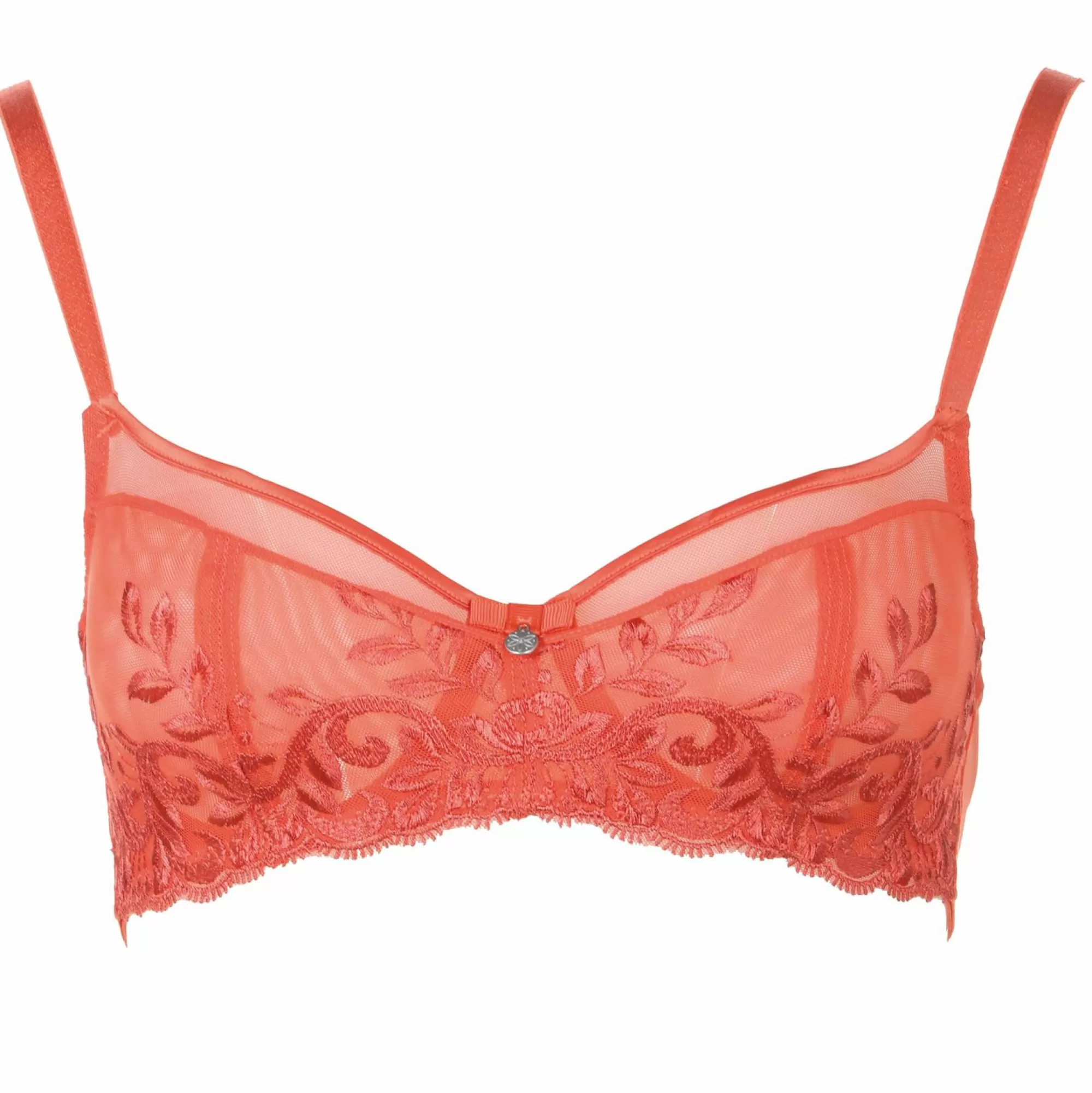 GERARD PASQUIER Lingerie Et Vêtements De Nuit<SOUTIEN GORGE BRODERIE ROUILLE Orange