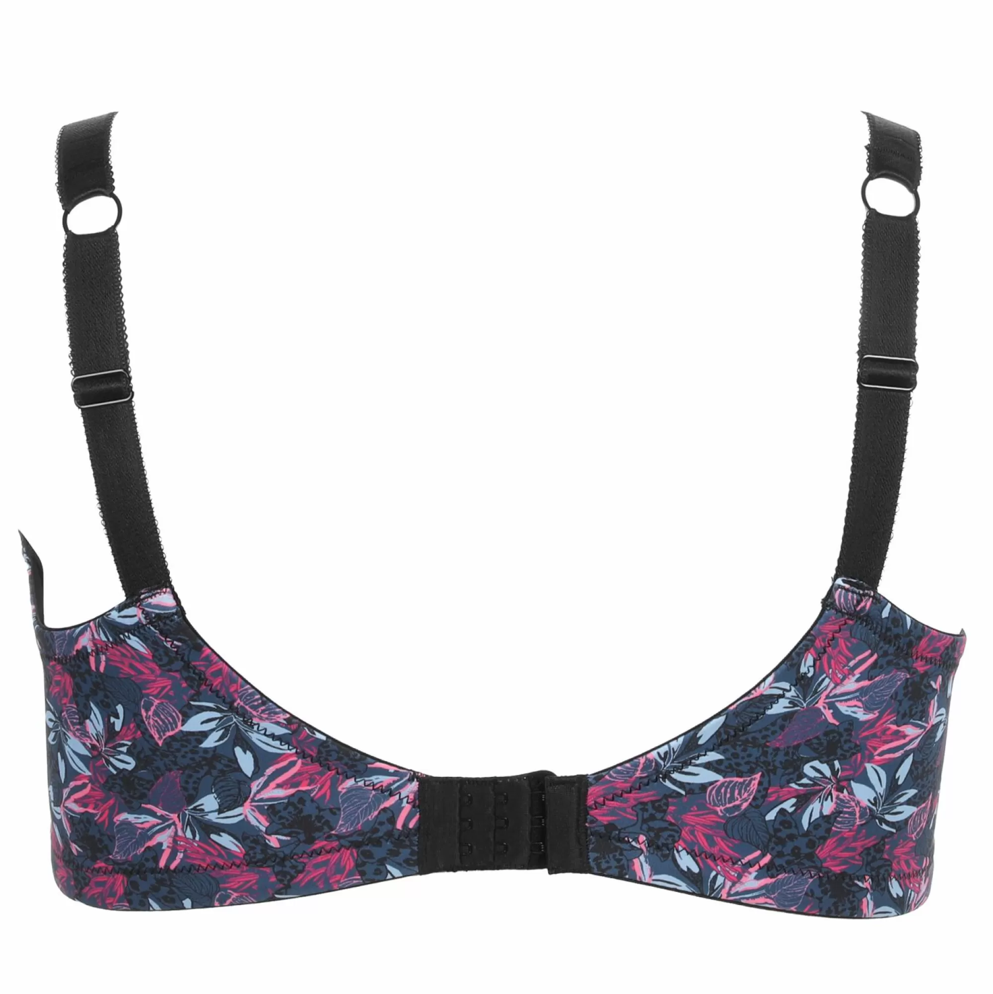 SEDUCCIA Lingerie Et Vêtements De Nuit<Soutien gorge fleuri et noir grand maintien Bleu