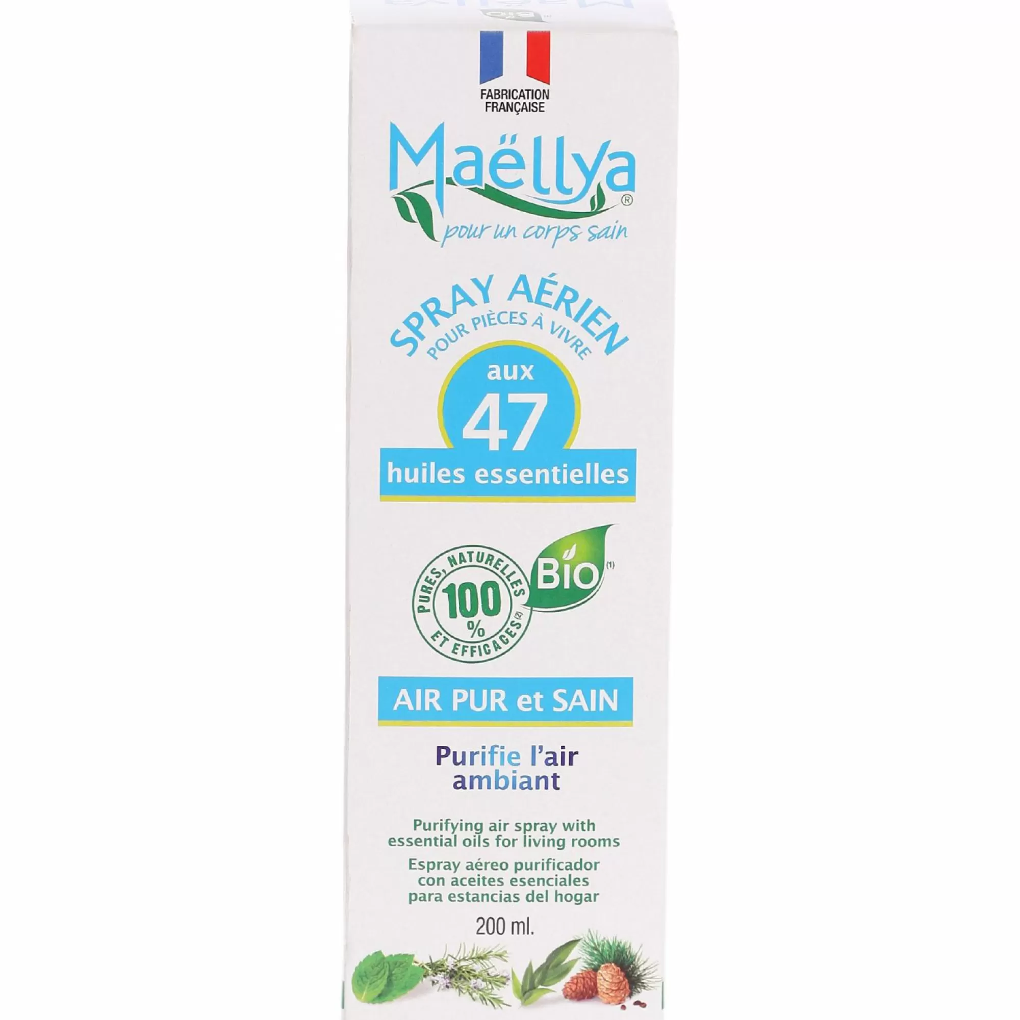 MAELLYA Santé Et Bien-Être<Spray aérien pour pièces à vivre 47 huiles essentielles