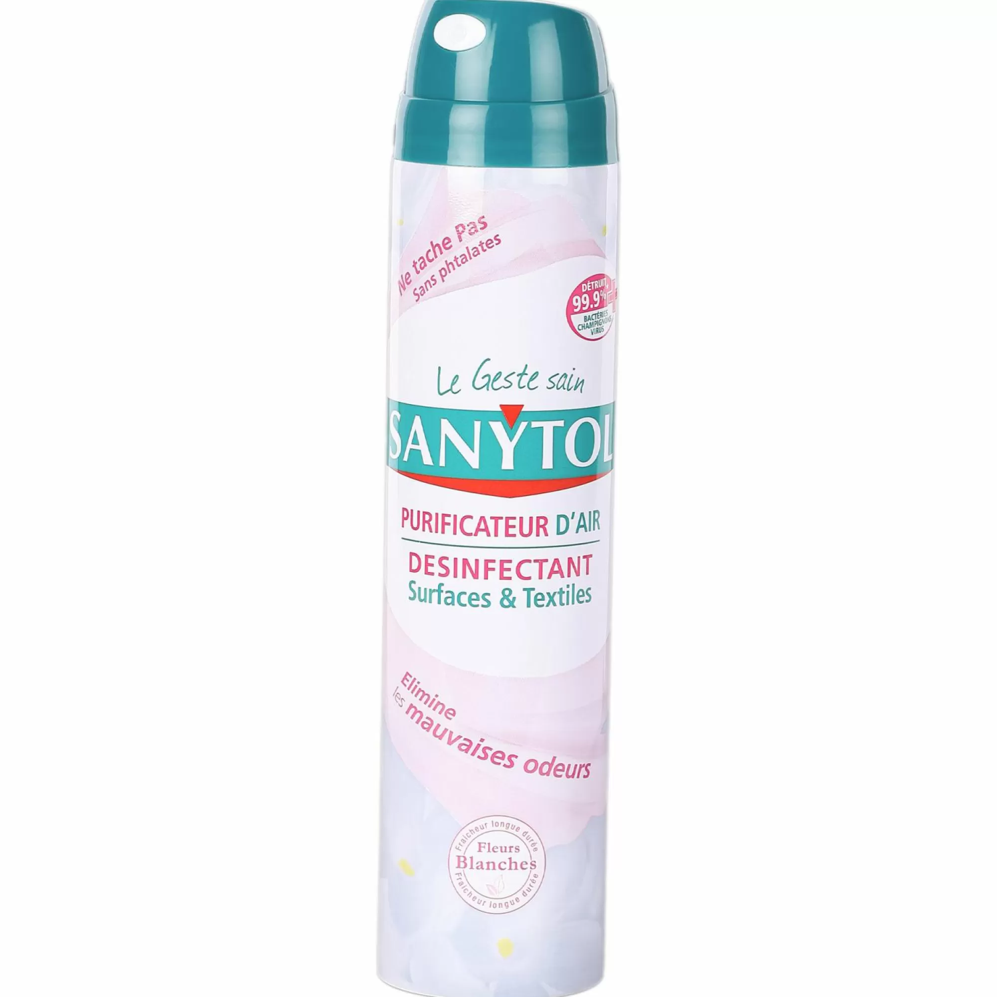 SANYTOL Produits Ménagers<Spray désodorisant fleurs blanches