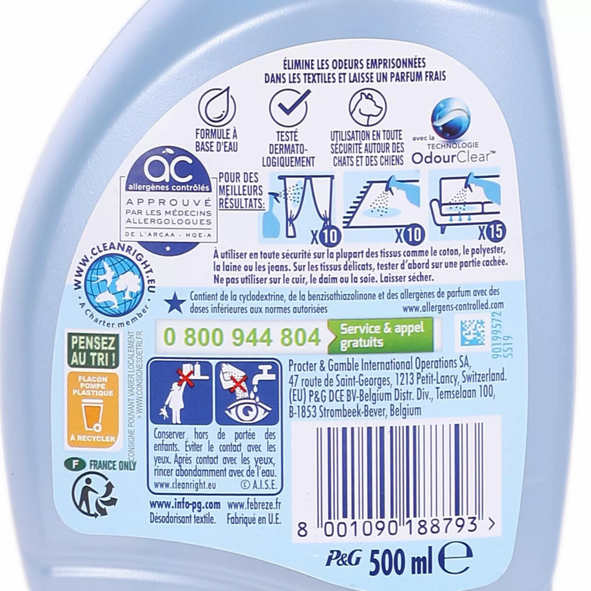 FEBREZE Produits Ménagers<Spray désodorisant textile coup de foudre