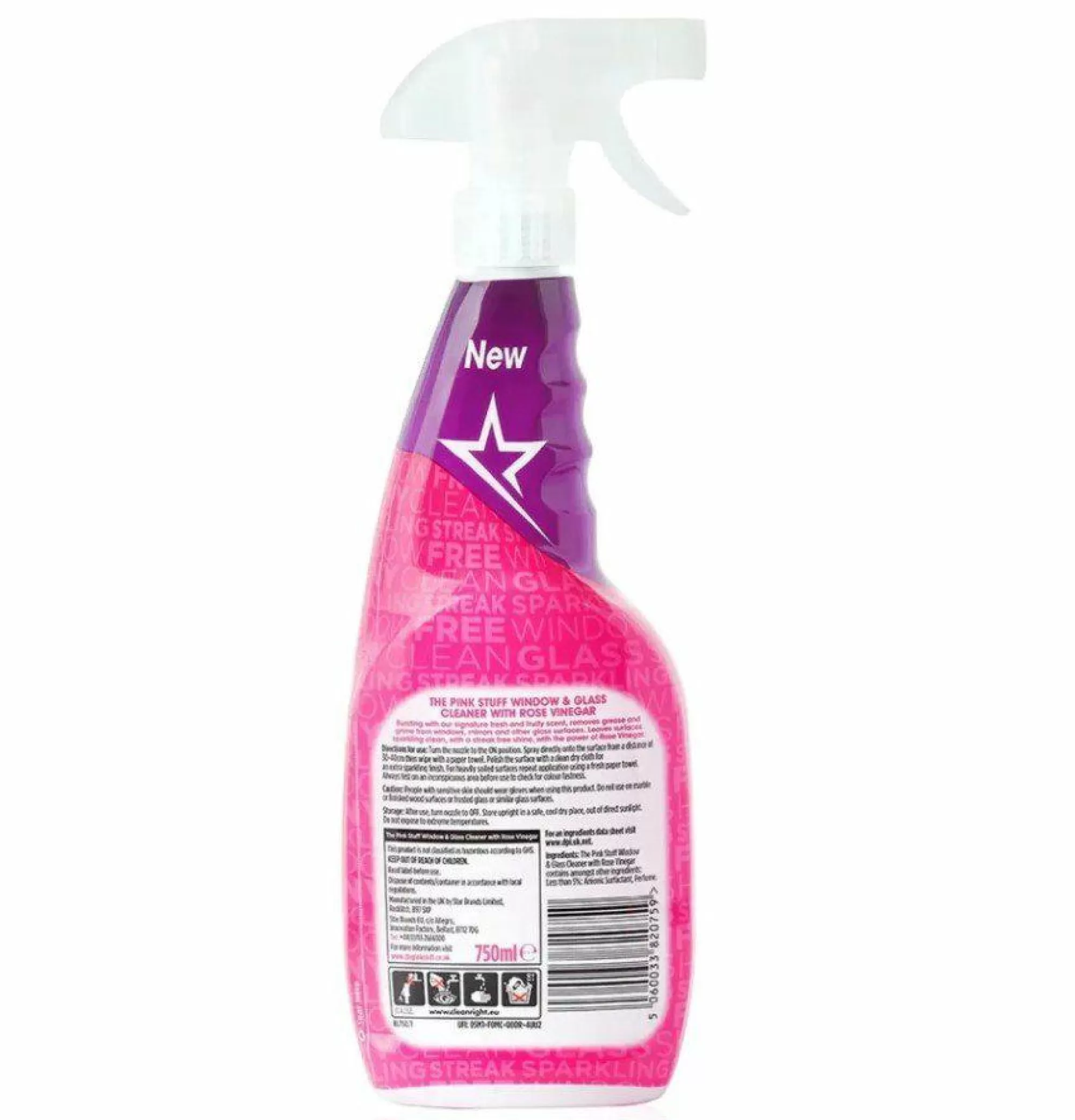 THE PINK STUFF Produits Ménagers<Spray nettoyant vitres au vinaigre de rose