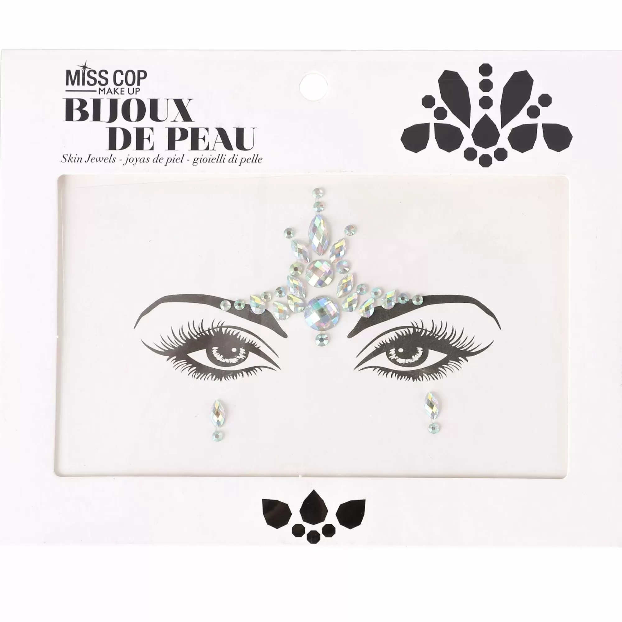 MISS COP Maquillage Et Ongles<Strass visage autocollant