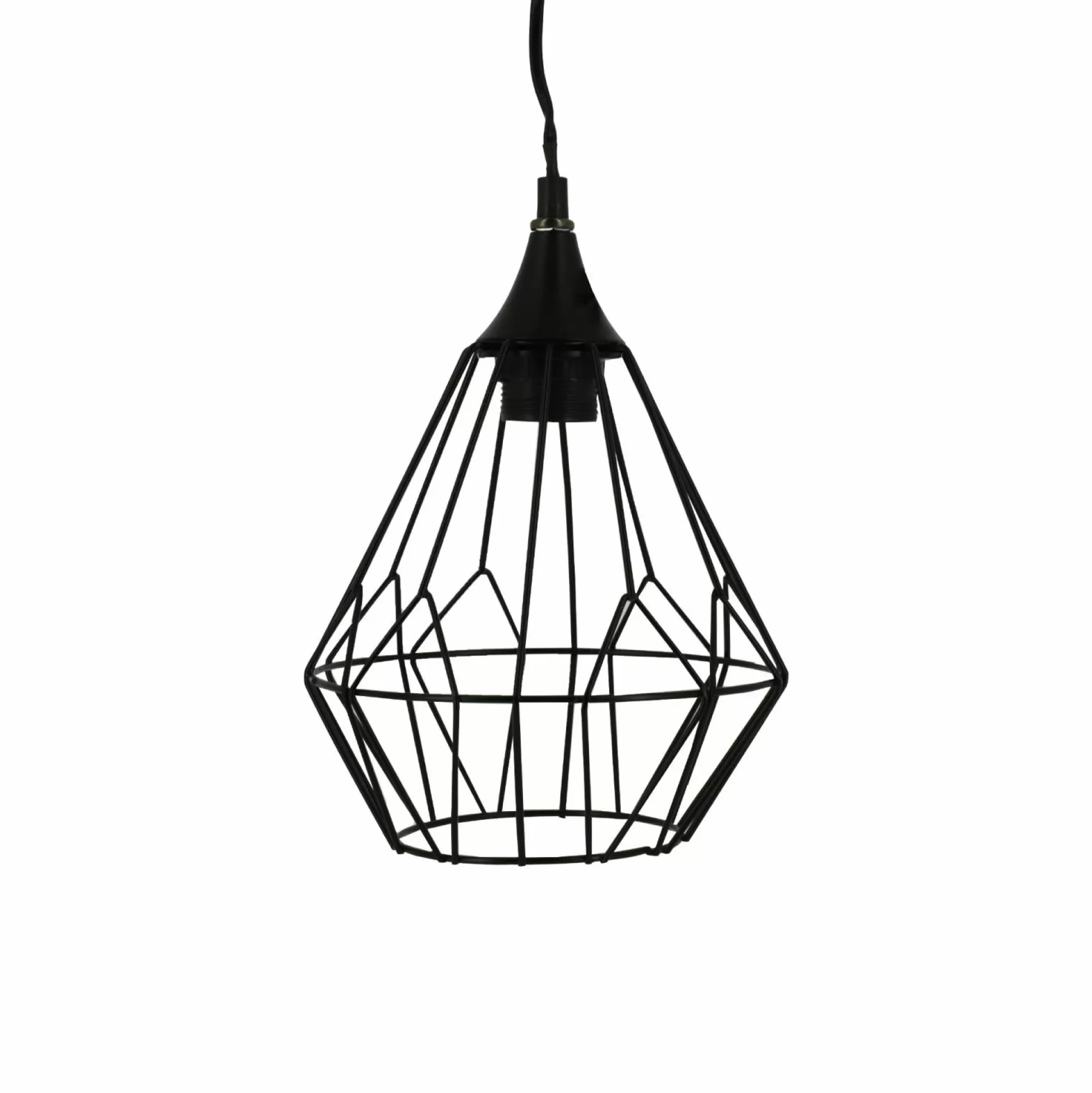 ATMOSPHERA Luminaires<Suspension diamant en métal noir