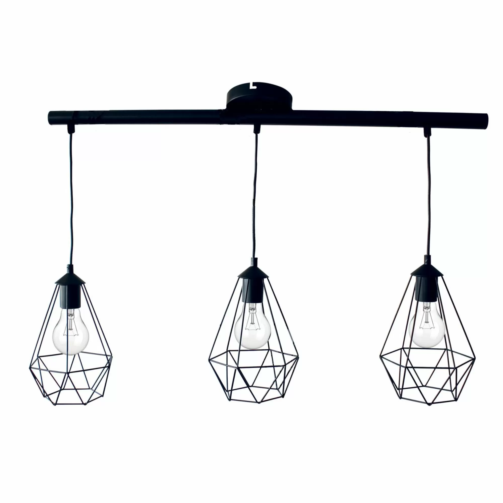 DECLIC HOME Luminaires<Suspension en métal ajourée 3 lampes