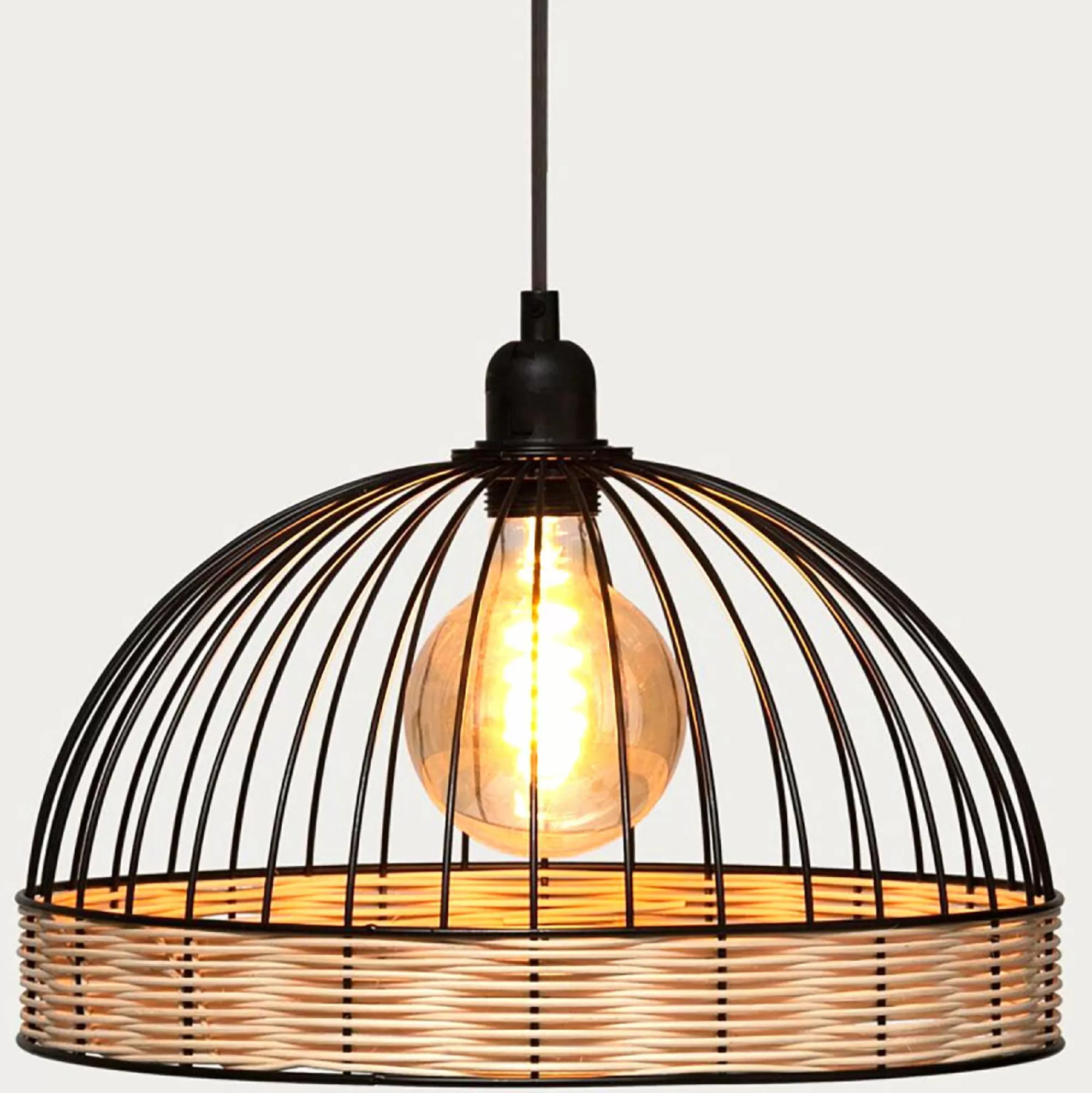 Stokomani Luminaires<Suspension métal cage ronde