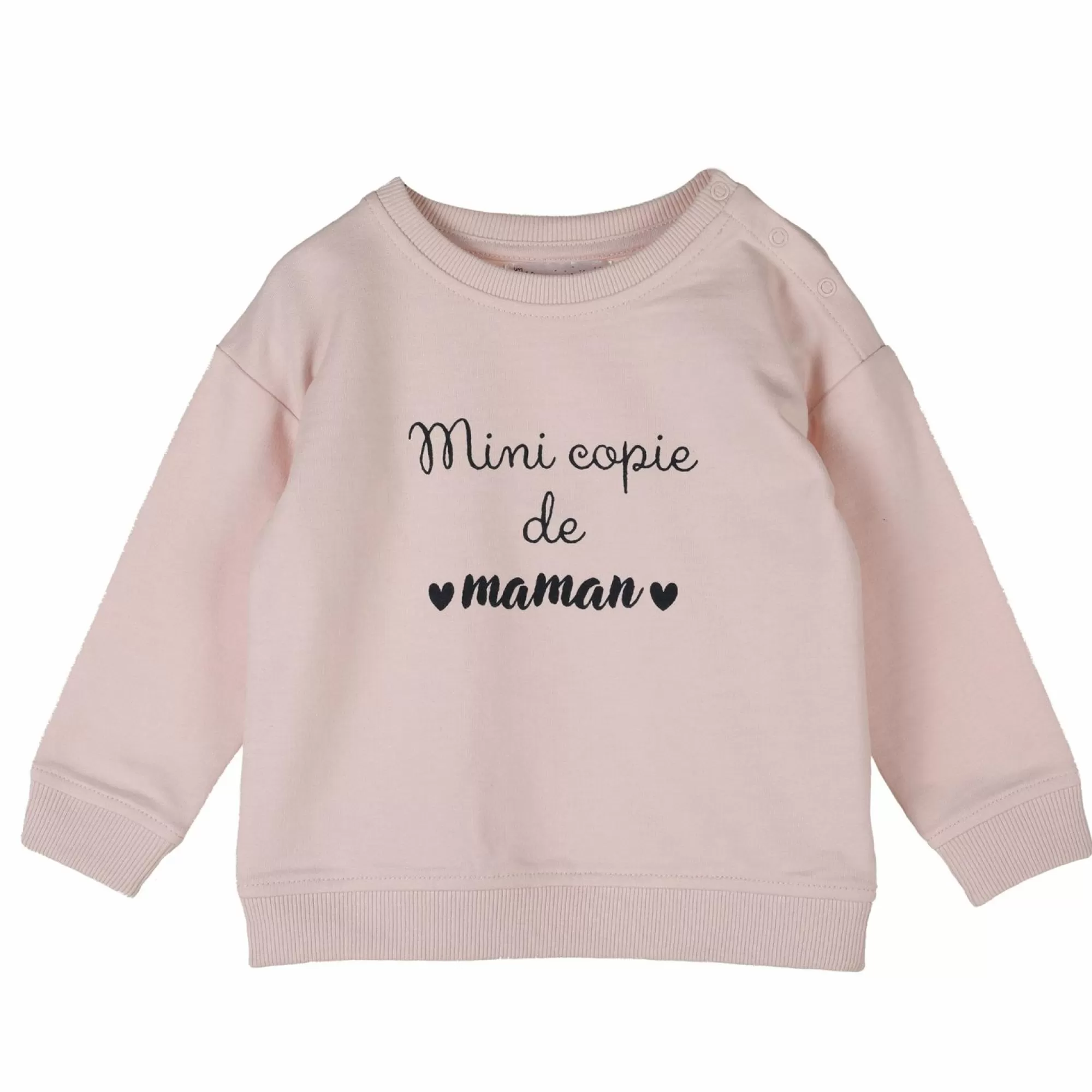 MES PETITS CAILLOUX Hauts | Vêtements<Sweat à message du 3 au 36 mois