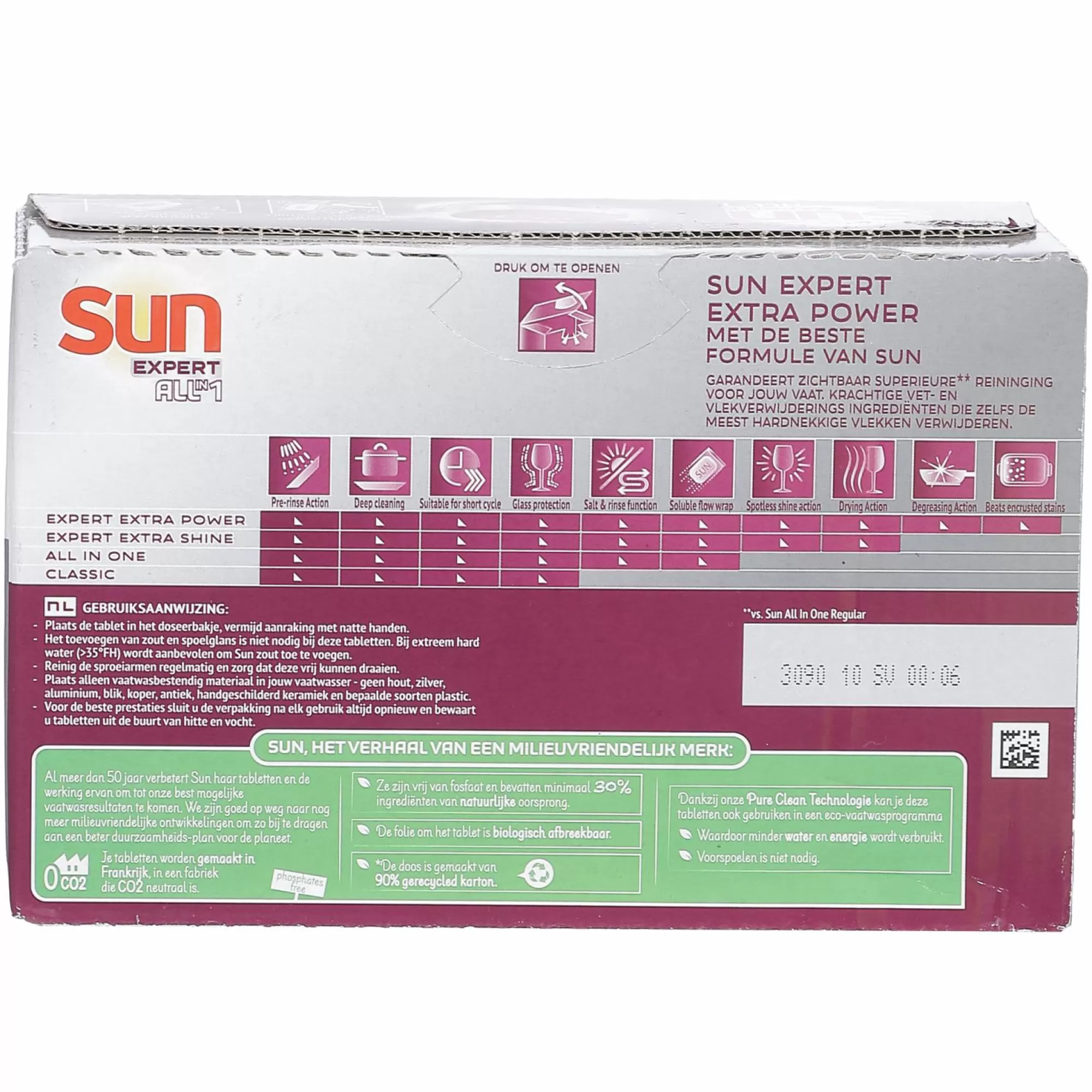 SUN Produits Ménagers<23 tablettes pour lave-vaisselle tout en 1 Extra Power