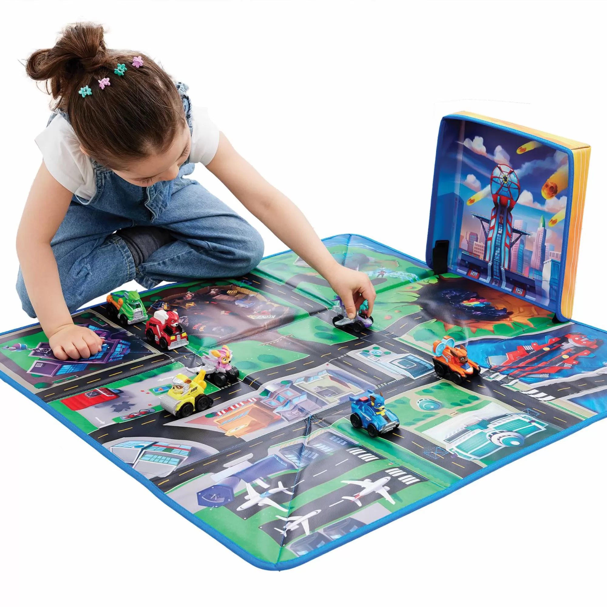 LA PAT PATROUILLE Jouet | De 2 À 4 Ans<Tapis de jeu Pat Patrouille + 2 figurines