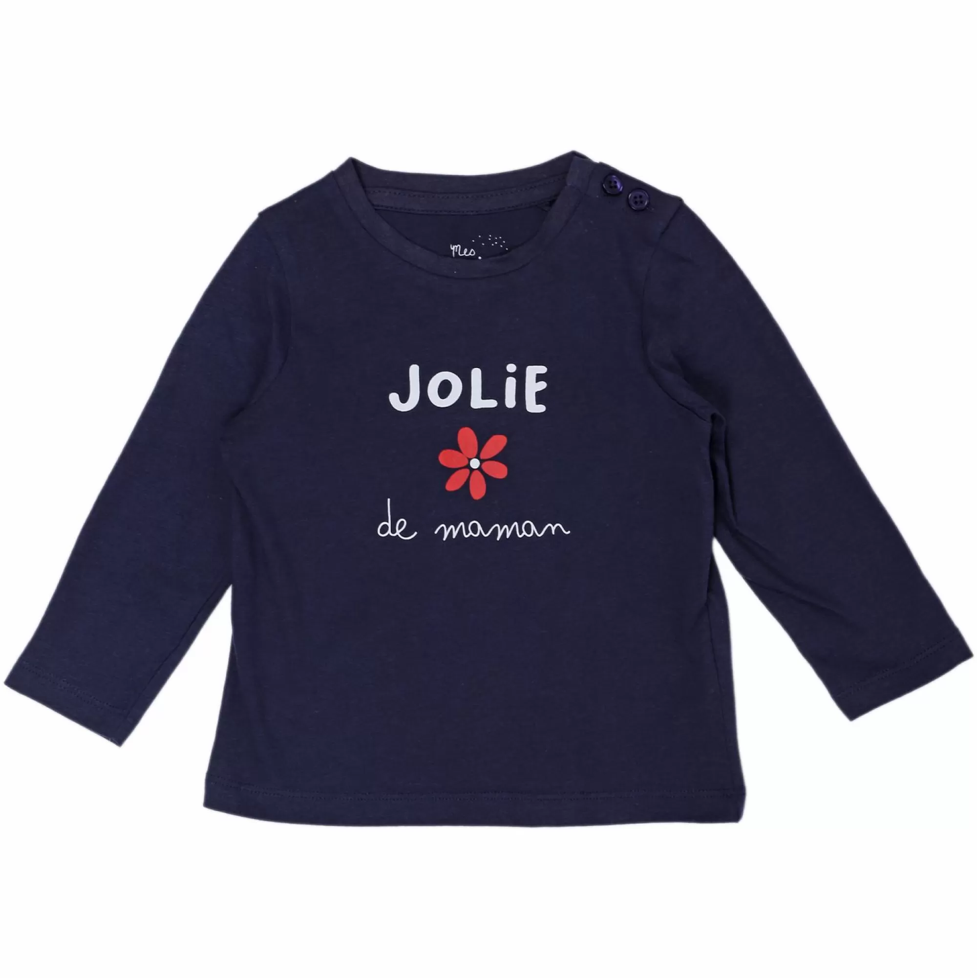 MES PETITS CAILLOUX Hauts | Vêtements<TEE-SHIRT MANCHES LONGUES 3/36 MOIS