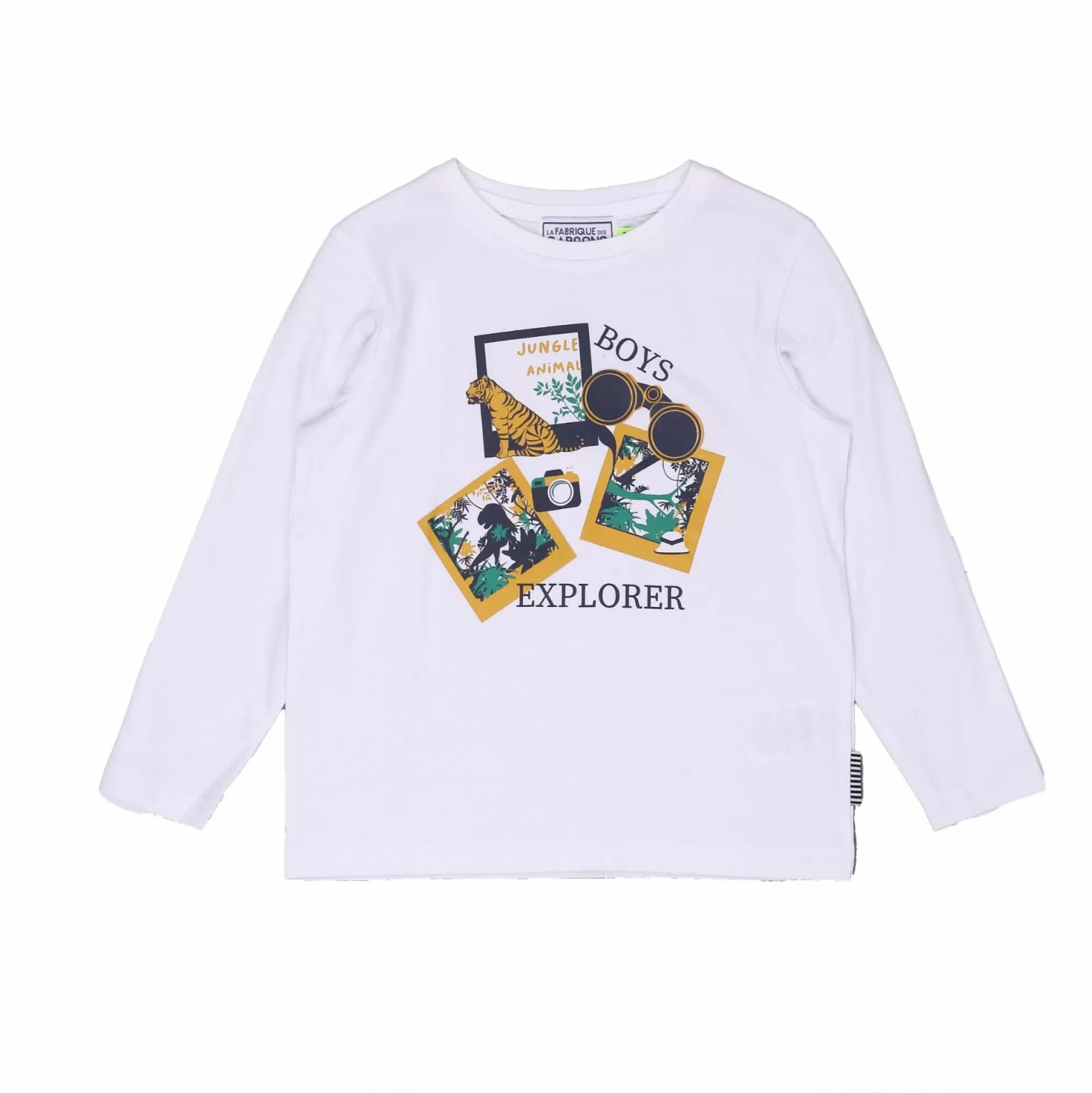 LA FABRIQUE DES GARCONS Hauts<Tee-shirt manches longues avec animation 3/6 ans