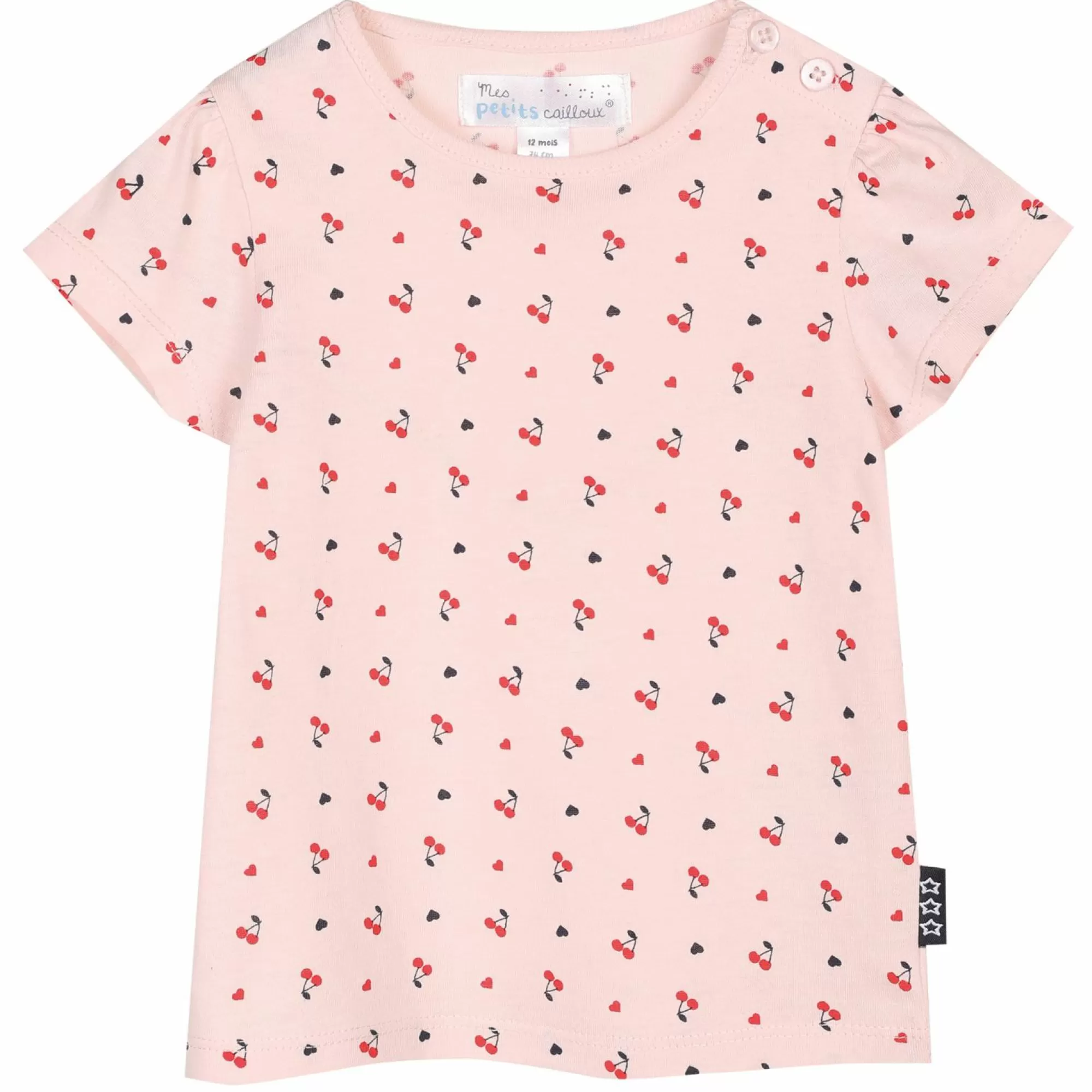 MES PETITS CAILLOUX Hauts | Vêtements<TEE-SHIRT MC 3 / 36 MOIS