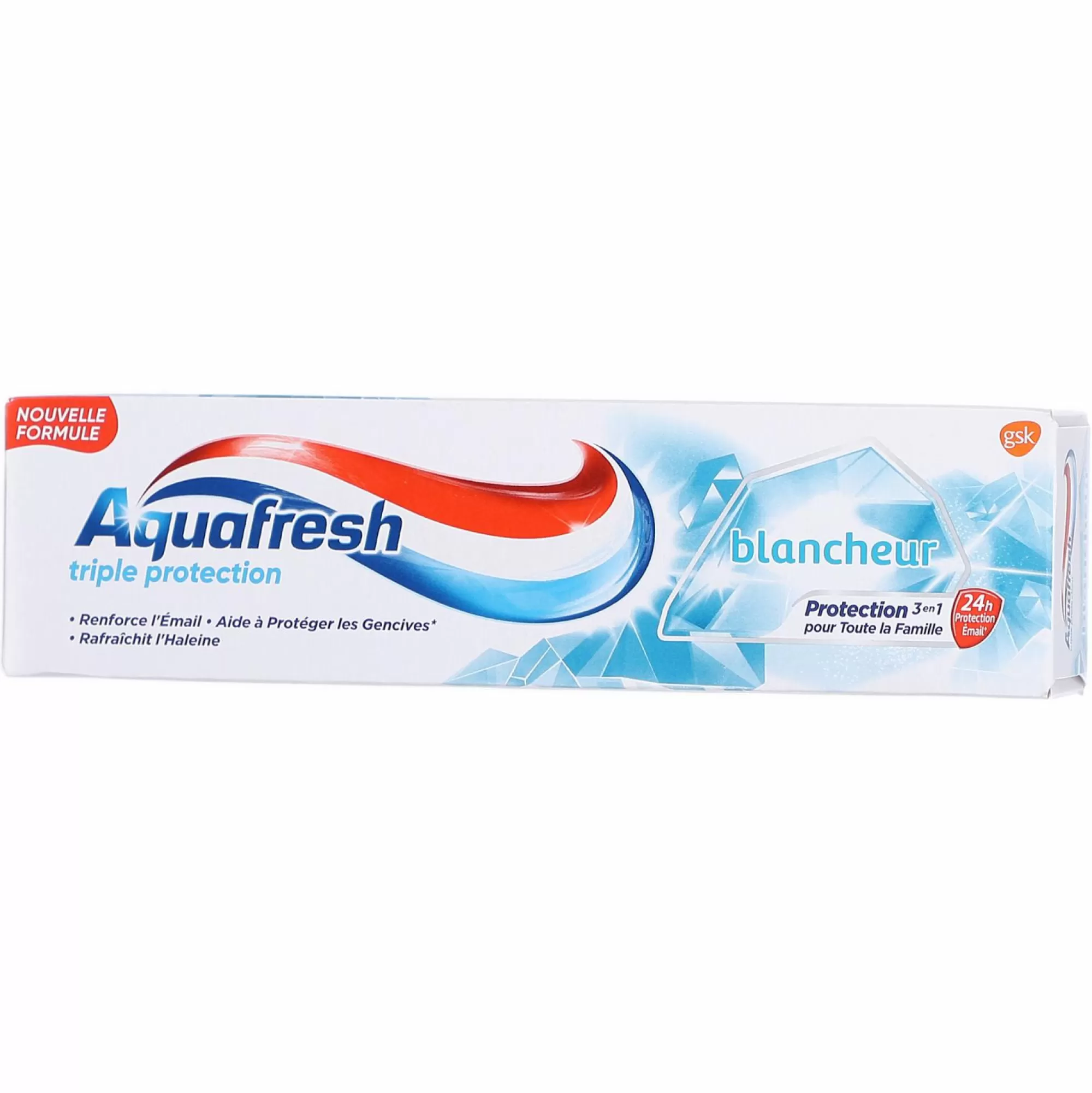 AQUAFRESH Hygiène<Tube de dentifrice triple protection + blancheur