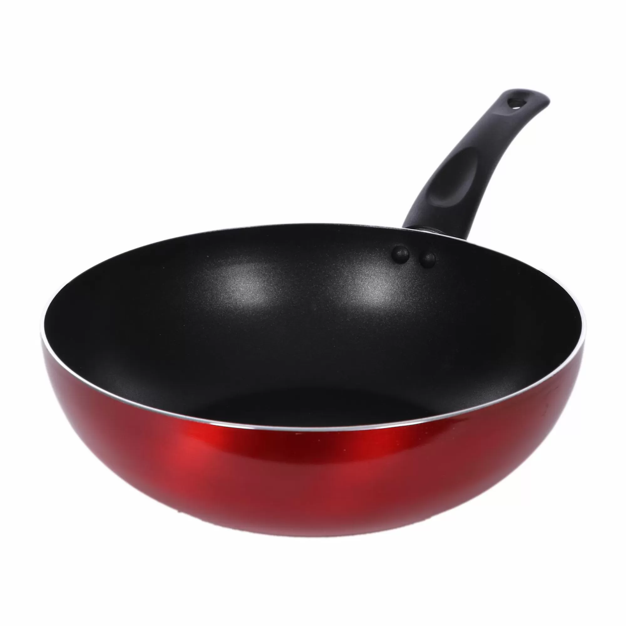 DELBO Cuisson Et Ustensiles<Wok à induction rouge métallisé 28cm